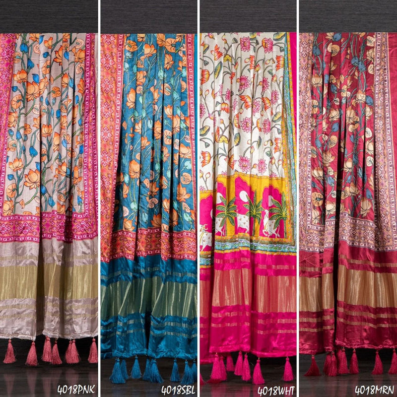 Beautiful Designer Pure Gaji Silk Wedding Duppatta