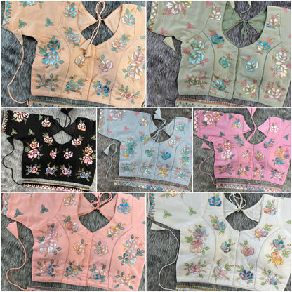 Beautiful Partywear Occasions Cutwork Blouse Collection - Anant Exports