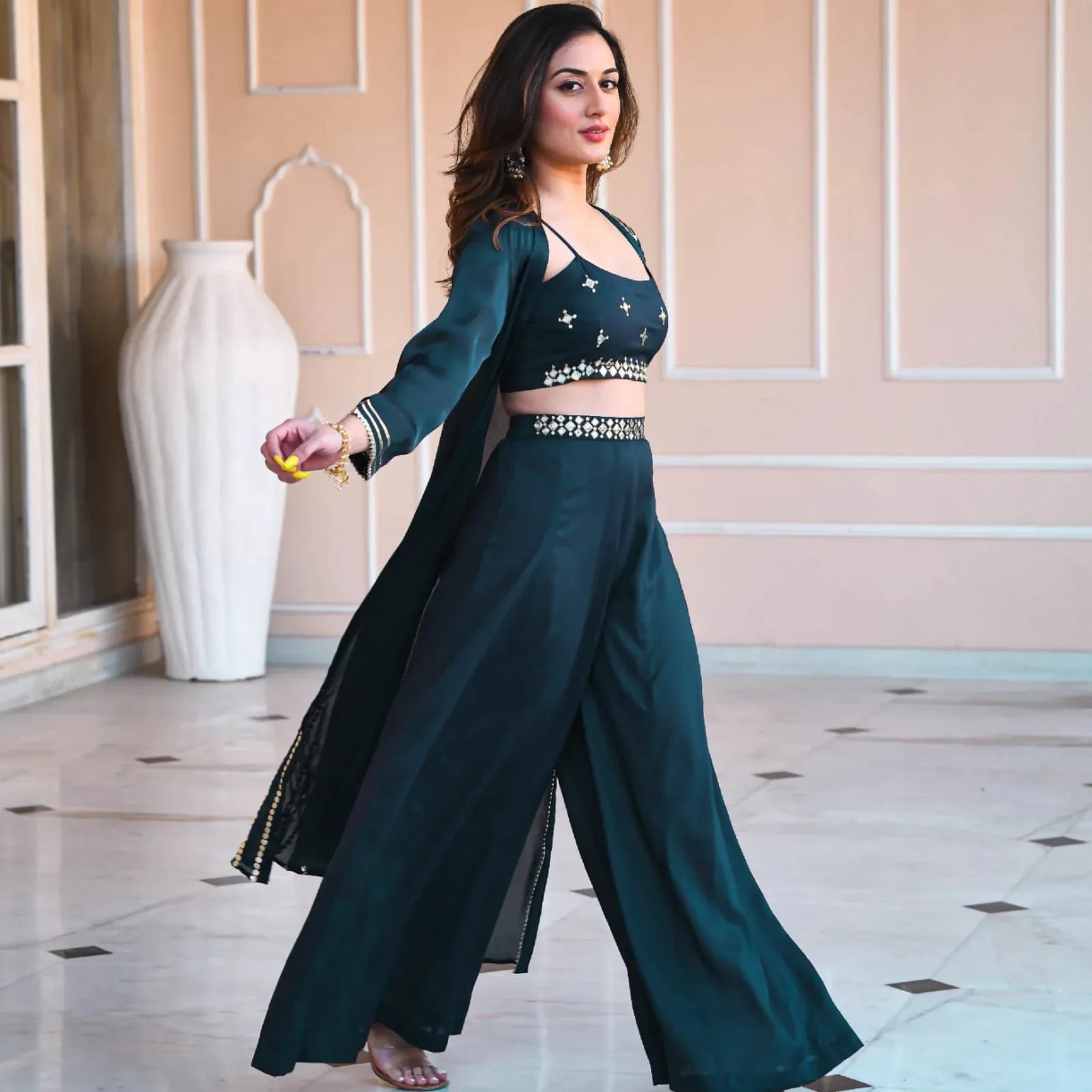 Designer Ethnic Wear Sharara Suit