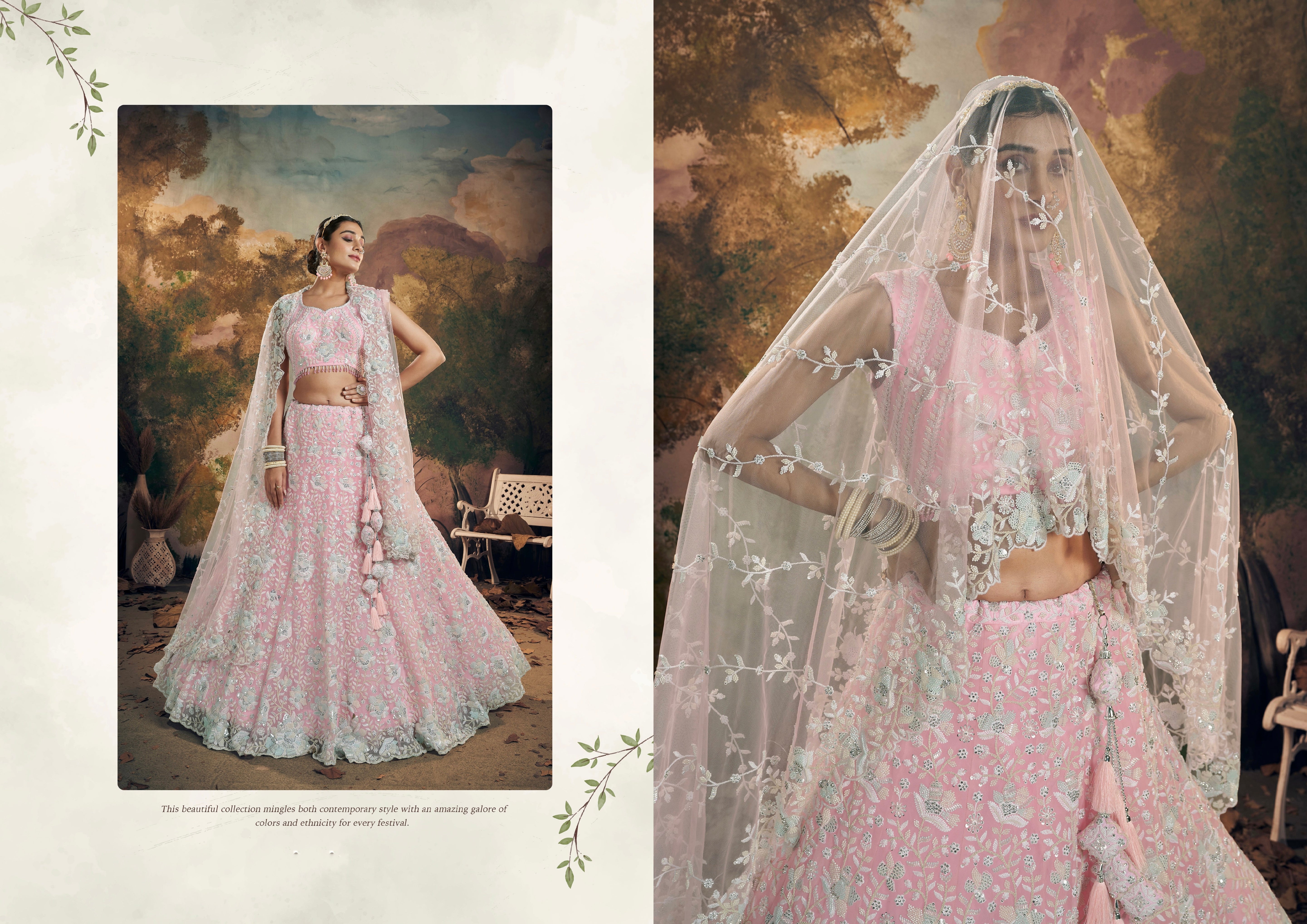 Beautiful Designer Wedding Wear Latest Bridal Lehenga Choli