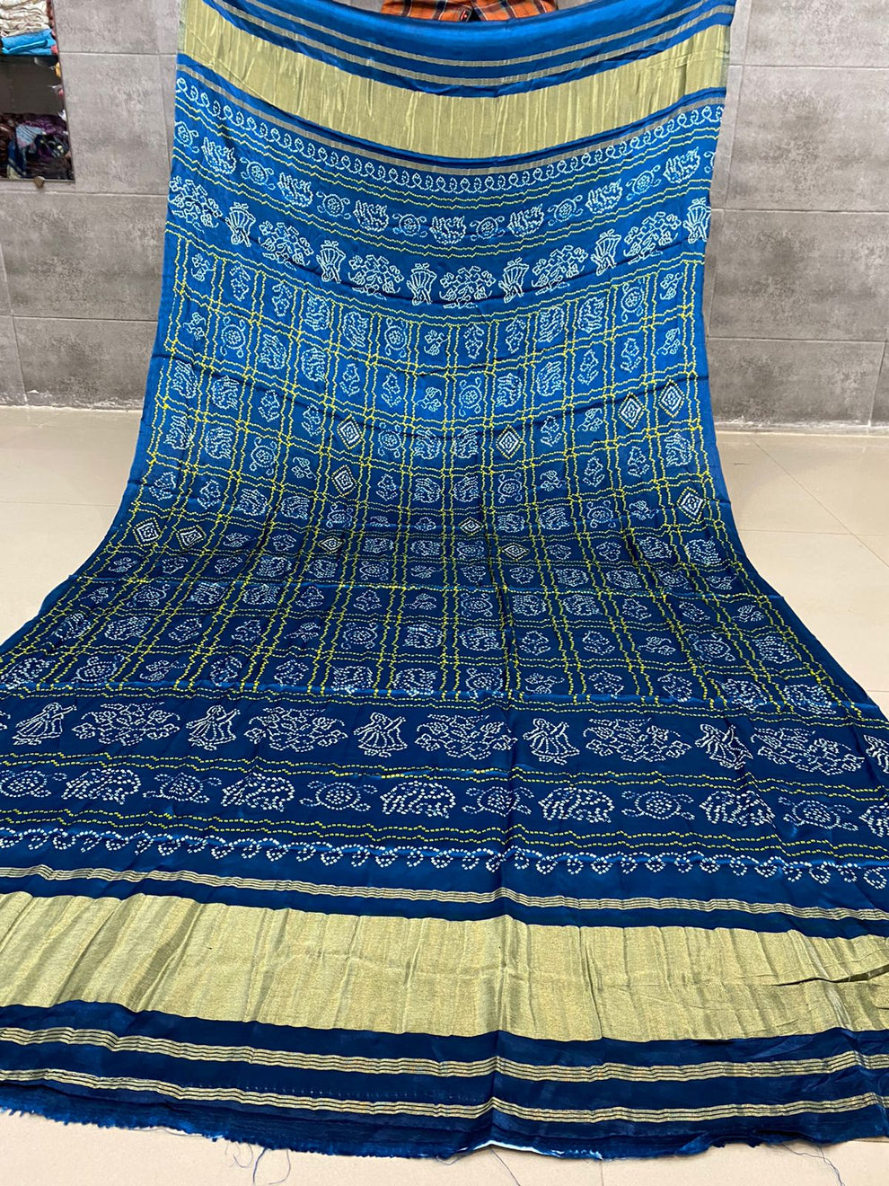 Designer Digital Print Gaji Modal Silk Duptta