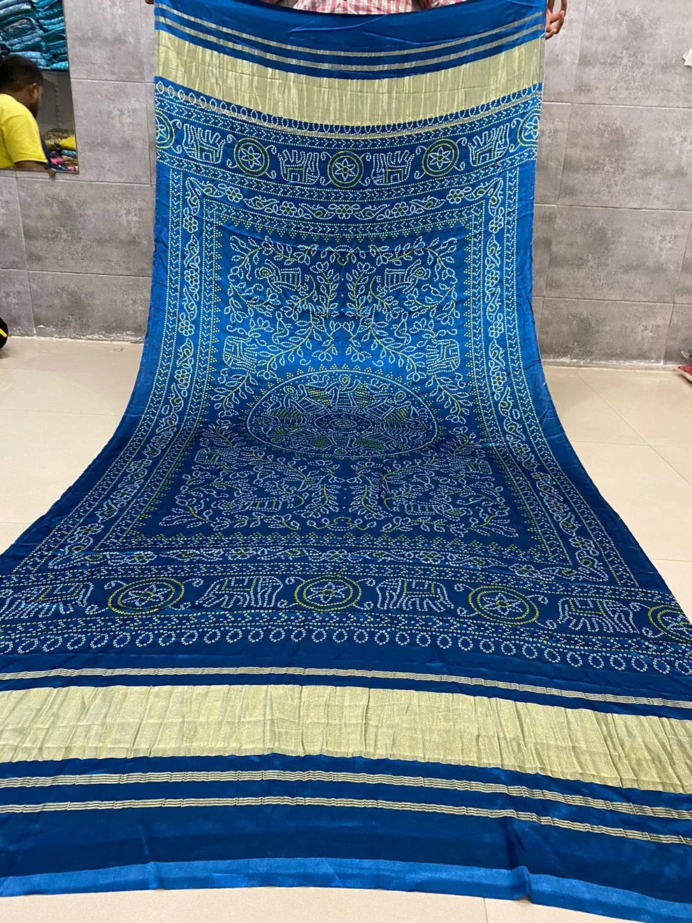 Designer Digital Print Gaji Modal Silk Duptta - Anant Exports