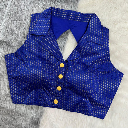 Part Wear New Shirt Collar Blouse - Anant Exports