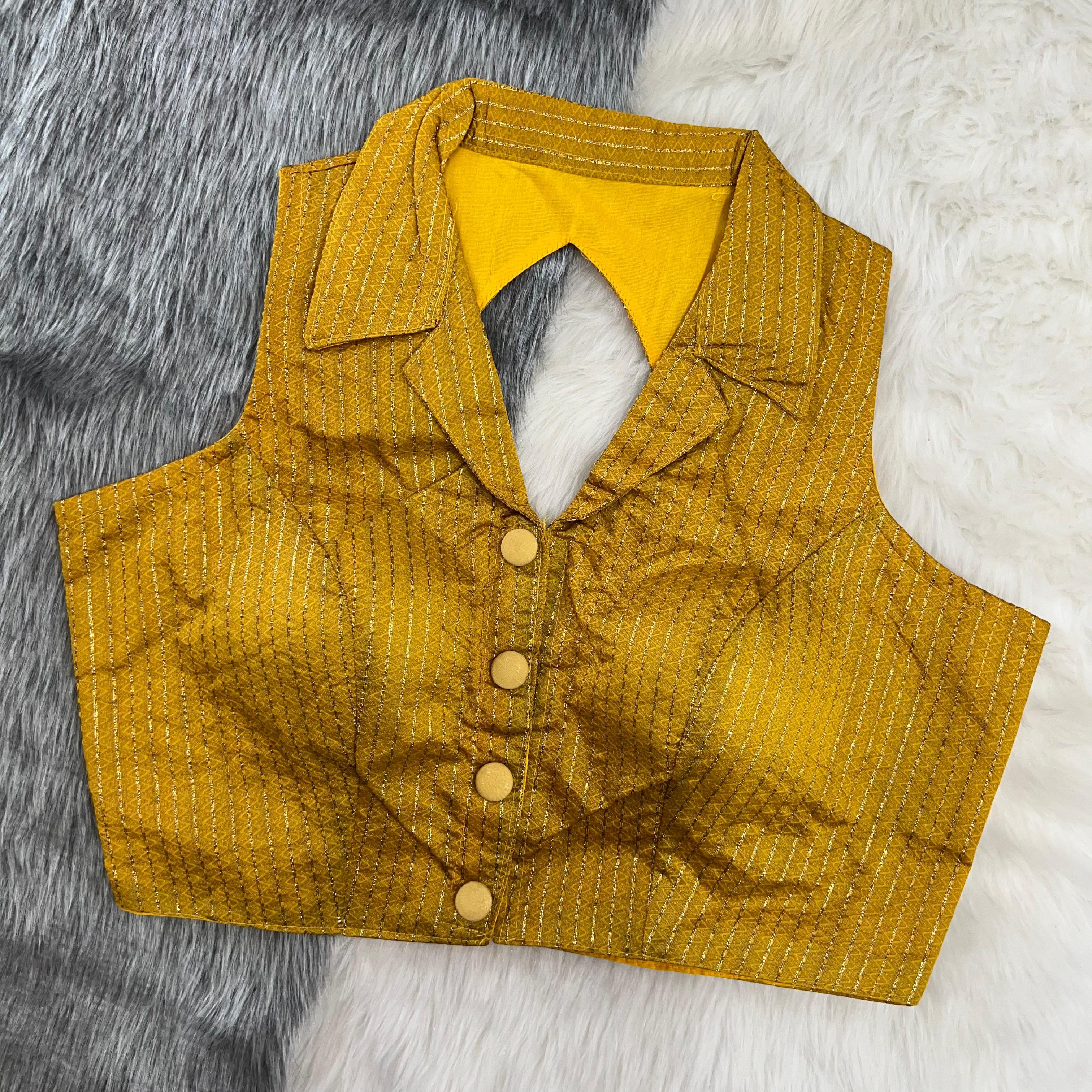 Part Wear New Shirt Collar Blouse - Anant Exports
