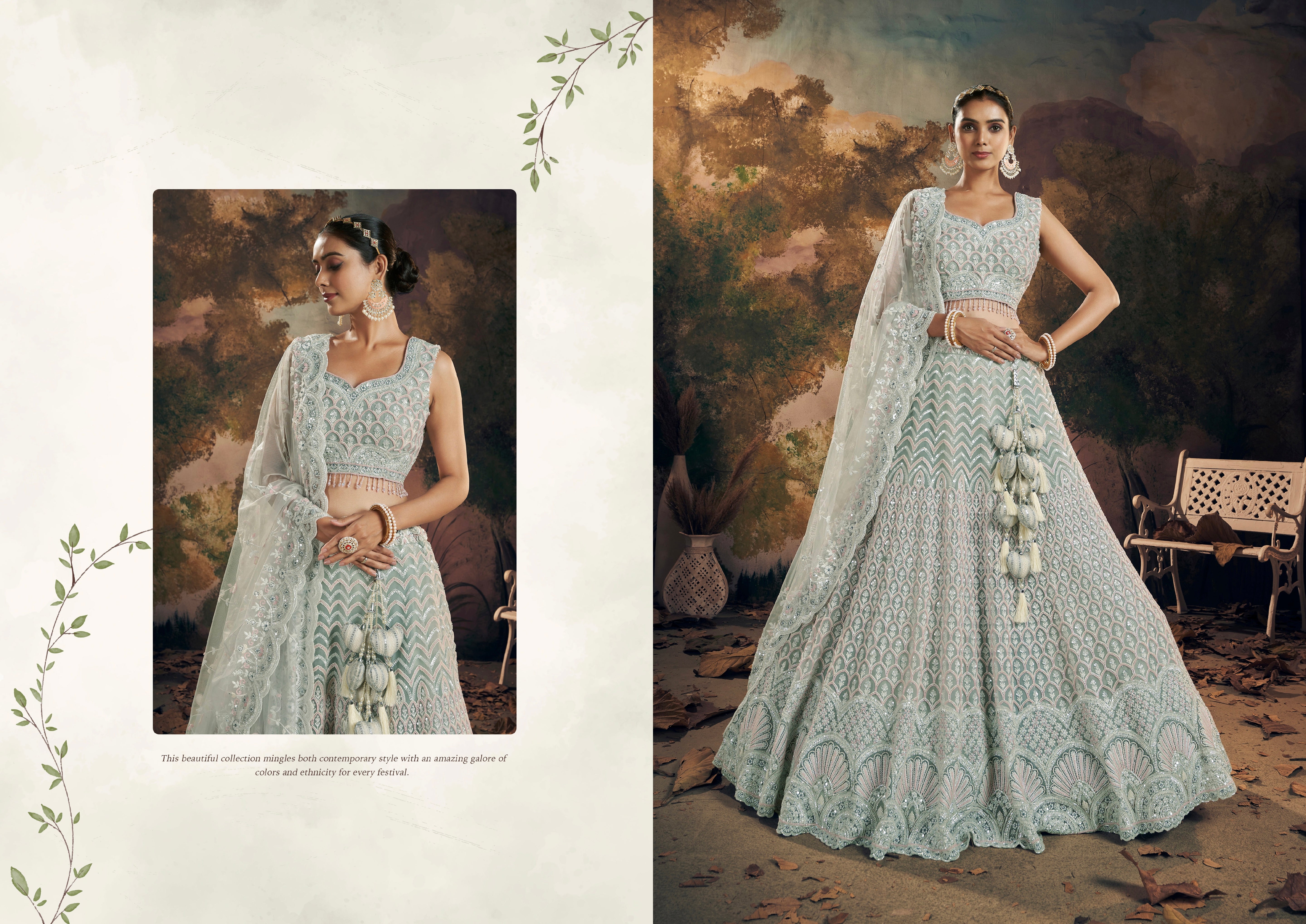 Beautiful Designer Wedding Wear Latest Bridal Lehenga Choli