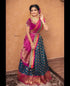 Beautiful Kanjiveram Silk Pure Zari HALF Saree with Blouse Along With Dupptta - Anant Exports