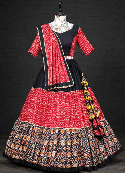 Navratri Special Traditional Looks For Patola Print Lehenga Choli D.no-1624 - Anant Tex Exports Private Limited