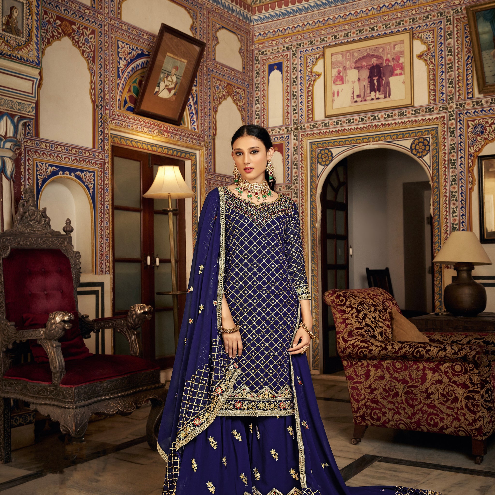 Designer Wedding Wear Latest Punjabi Style Salwar Suit