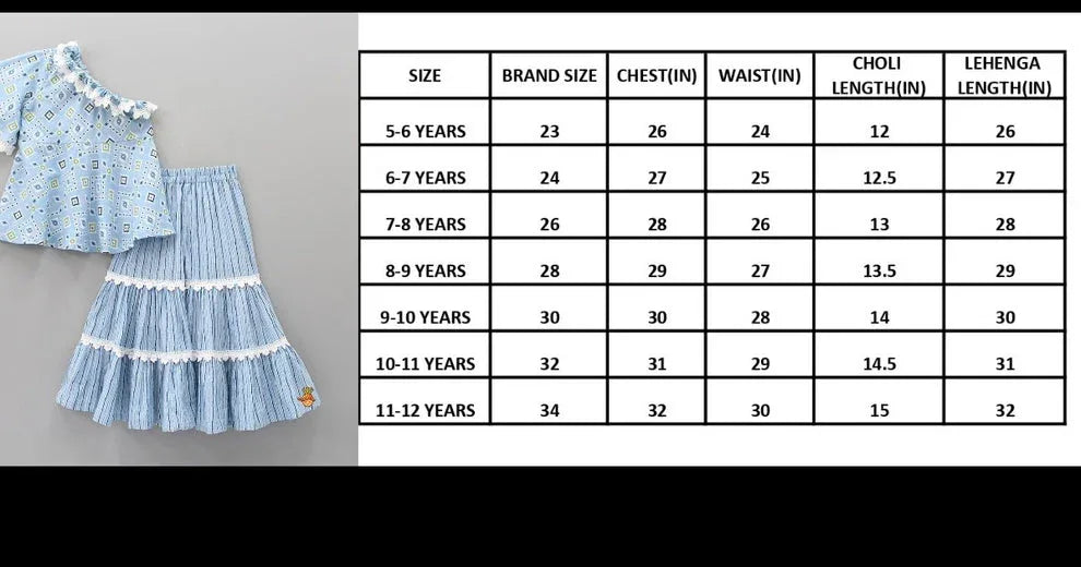 Designer Party Wear Kids Crop Top &amp; Plazzo Dress - Anant Exports