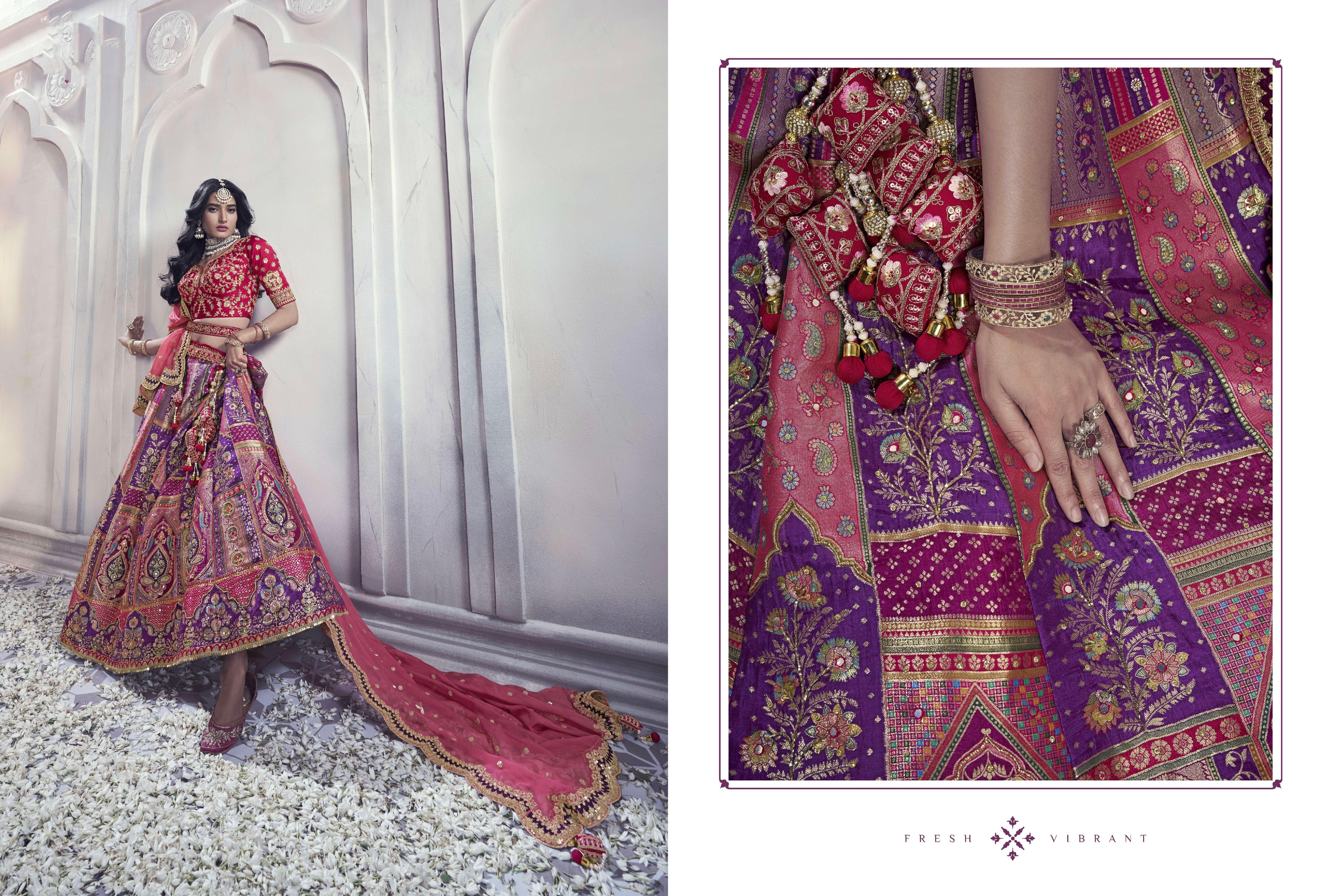 Designer Wedding Wear Latest Bridal Lehenga Choli