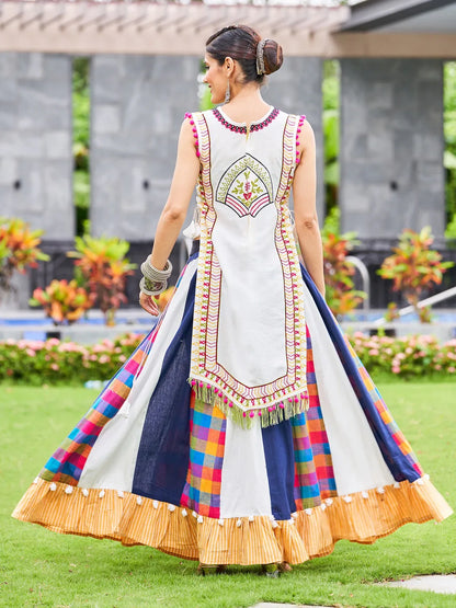 New Garba Khelayia Skirt Panel Navratri Lehenga Choli Collection - Anant Exports