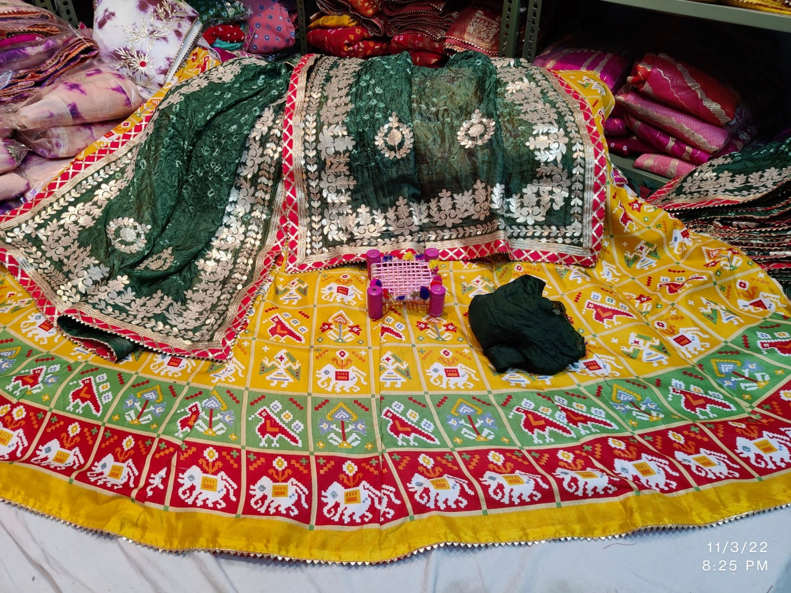 Rajsthani Traditional Patola Print Lehenga Choli