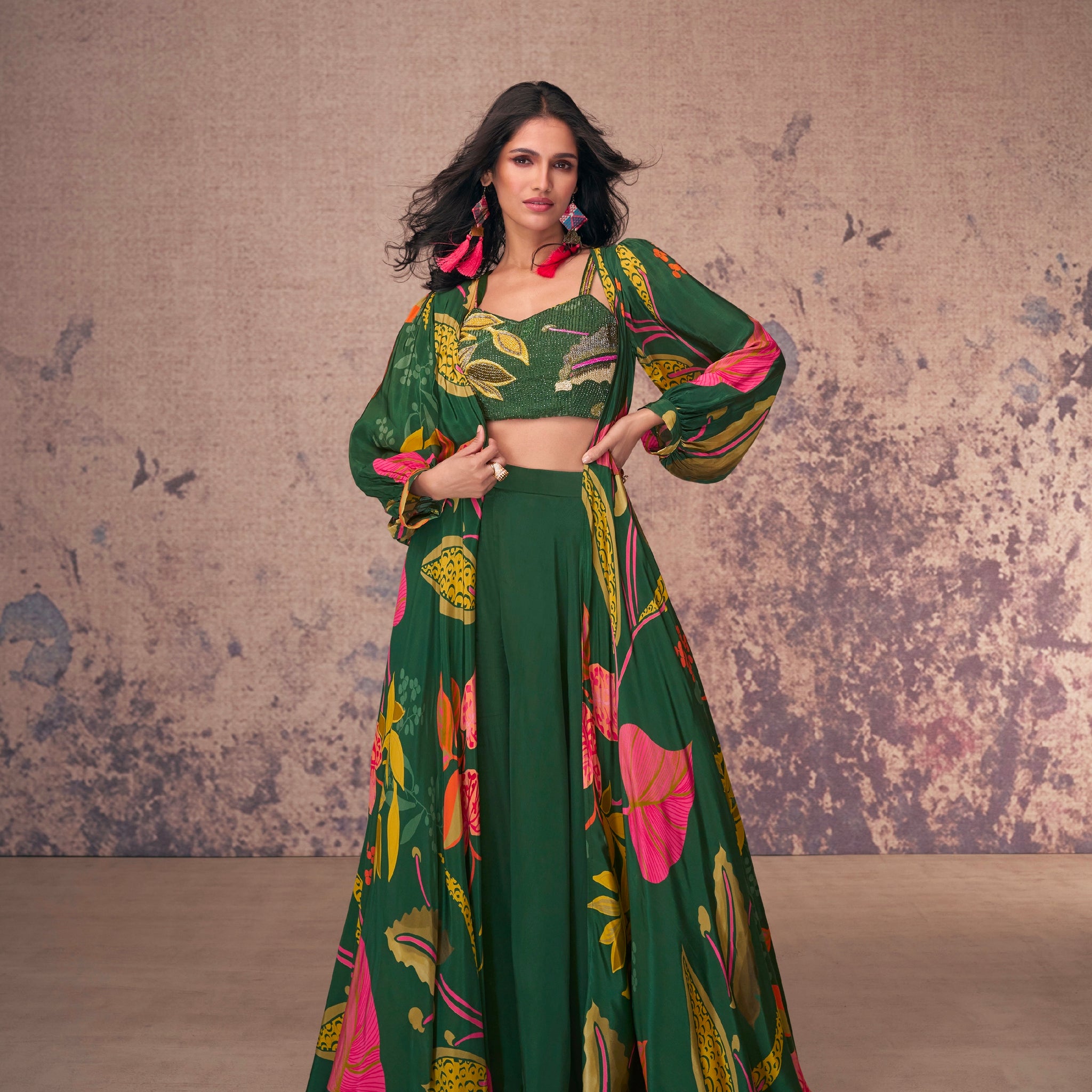 Beautiful Designer Occasion Wear Indo Western Dress