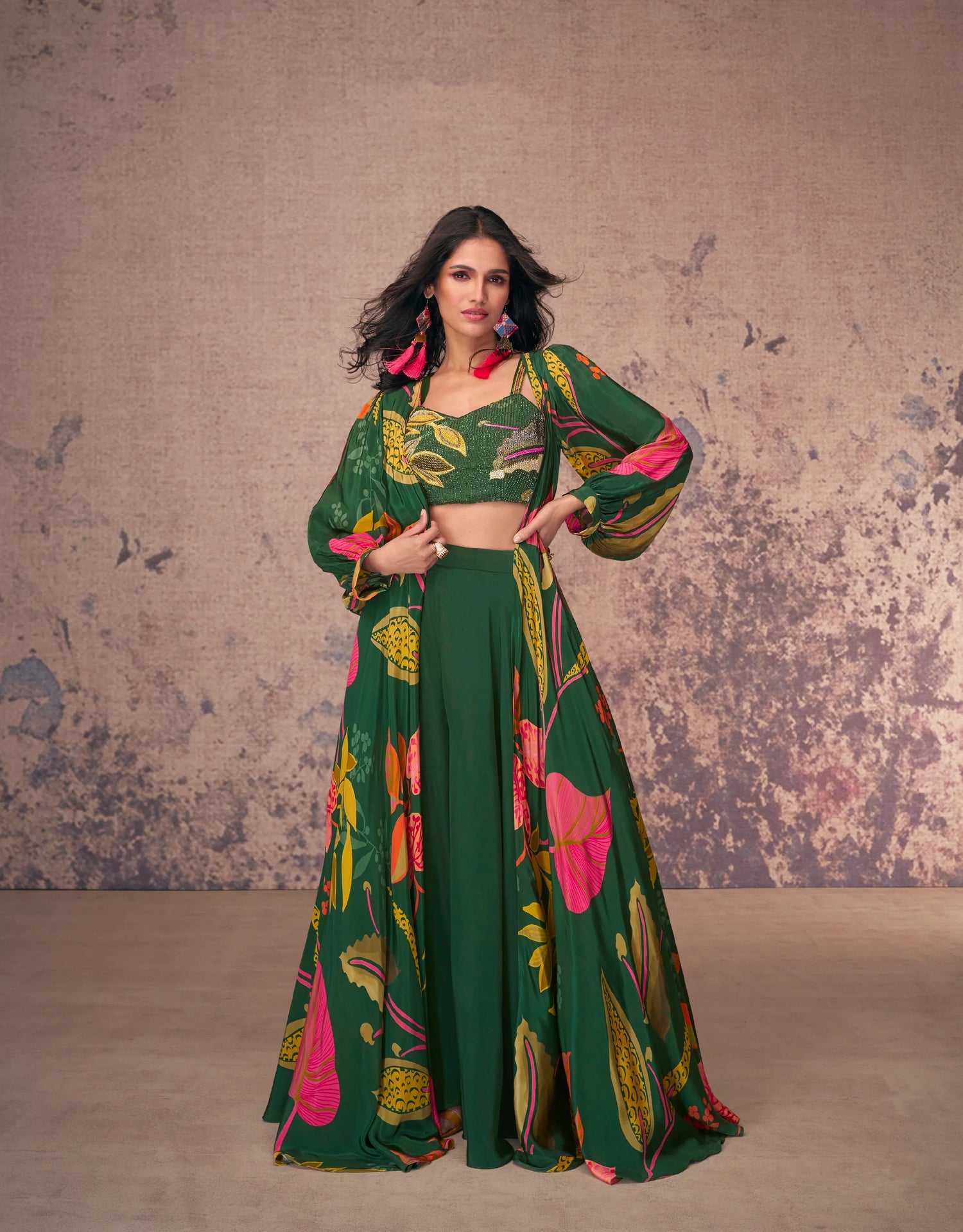 Beautiful Designer Occasion Wear Indo Western Dress – Anant Exports