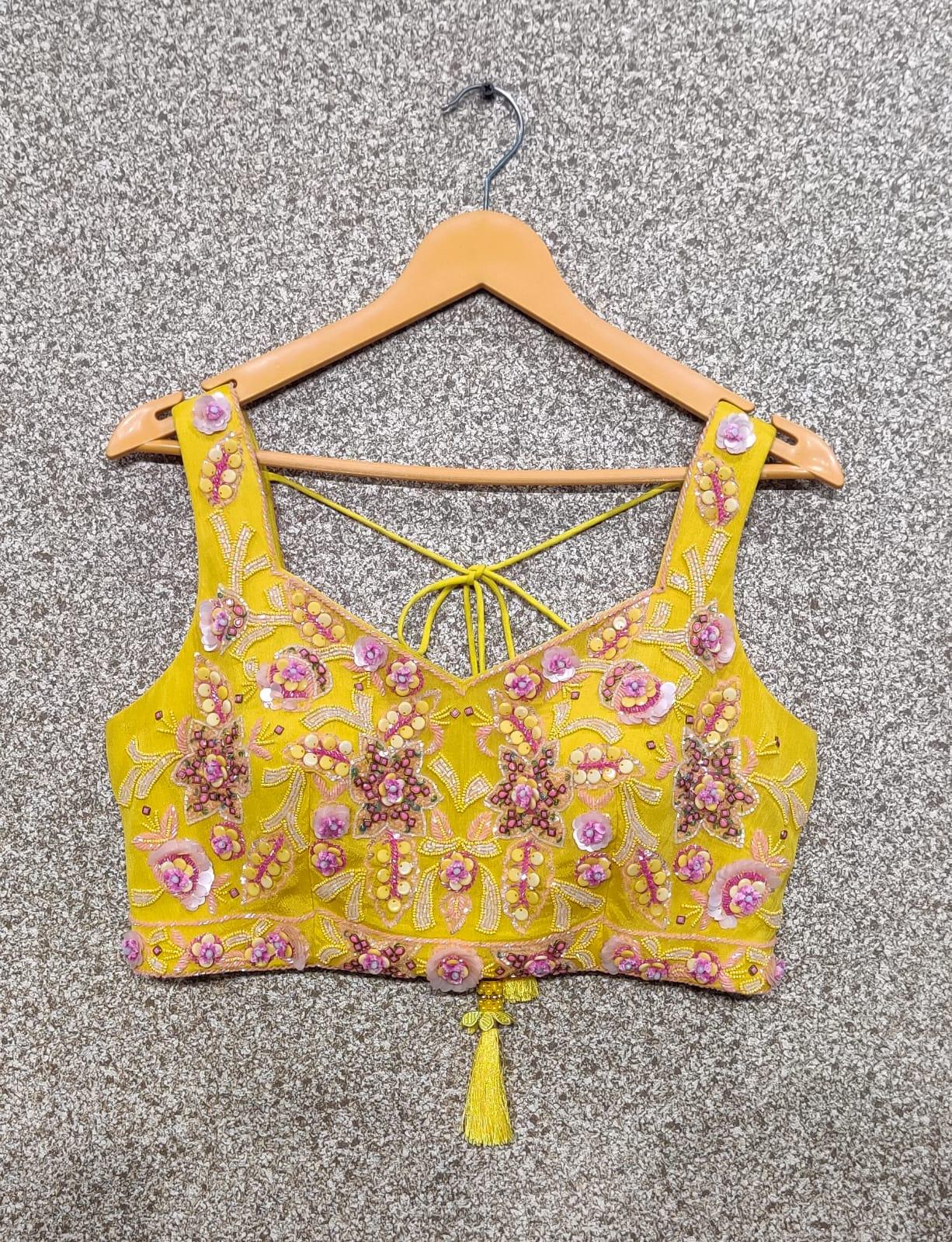 Beautiful Bridal Wedding Special for Haldi Lehenga Choli - Anant Exports