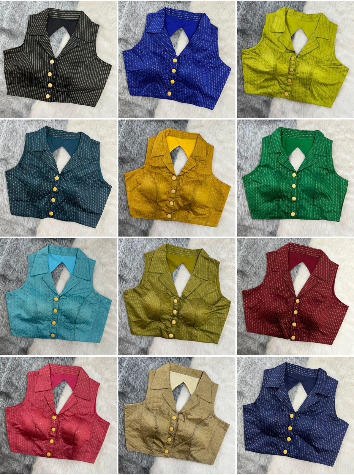 Part Wear New Shirt Collar Blouse - Anant Exports