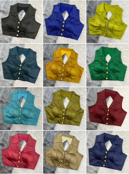 Part Wear New Shirt Collar Blouse - Anant Exports