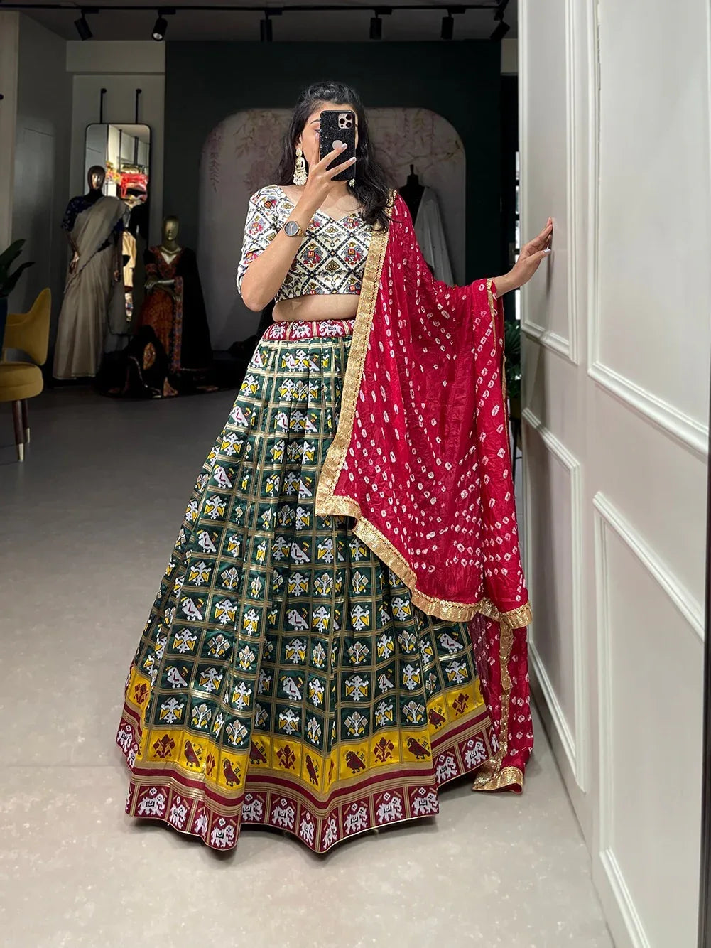 Navratri Special Traditional Looks For Lehenga choli Dno 2007 - Anant Exports