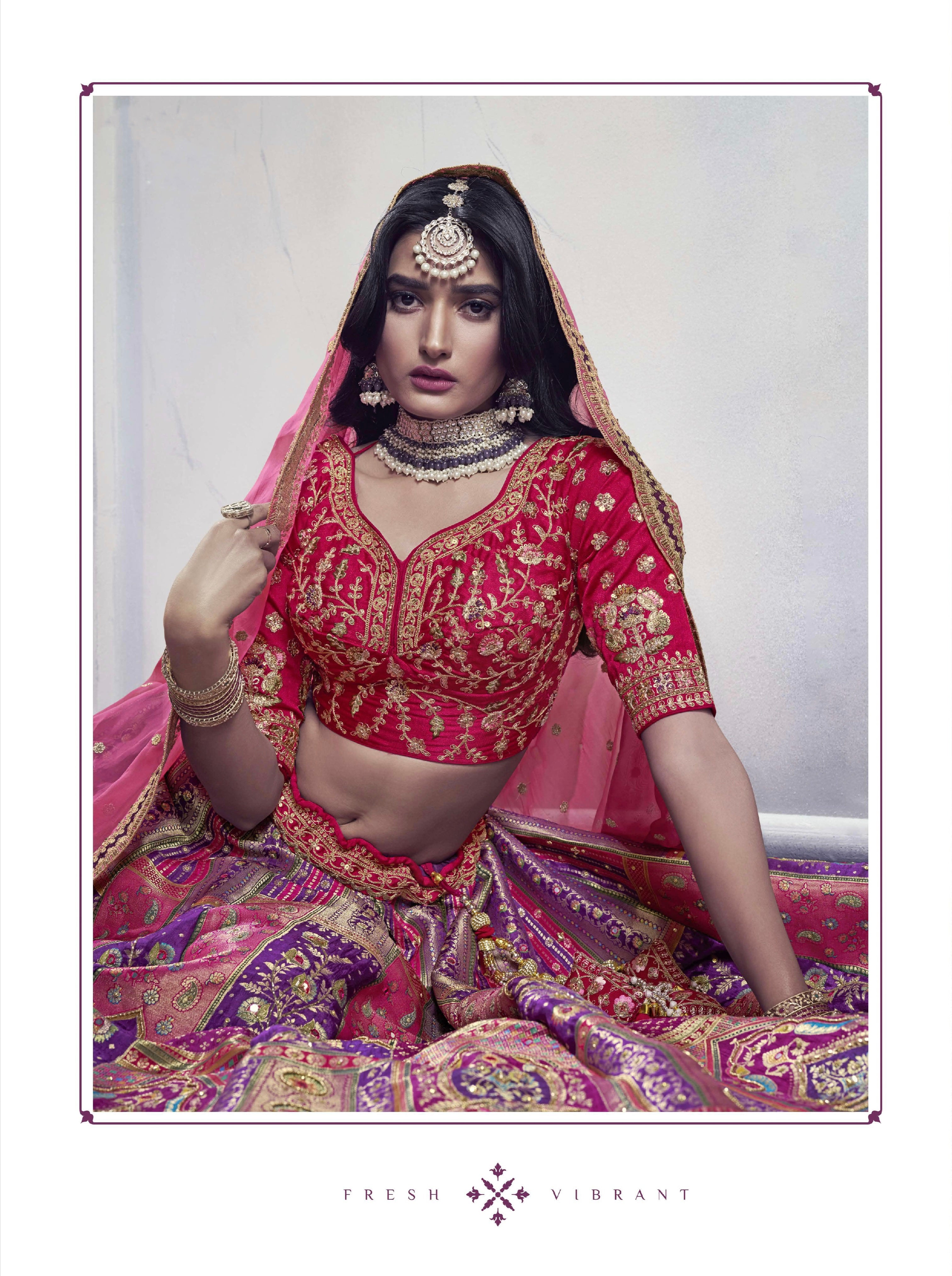 Designer Wedding Wear Latest Bridal Lehenga Choli