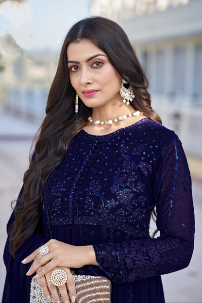 Designer Wedding Wear Latest Anarkali Salwar Suit