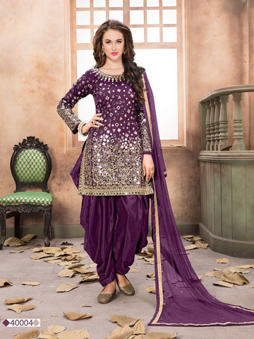 Aanaya 40000 Series Tapeta Silk Designer Punjabi Suit