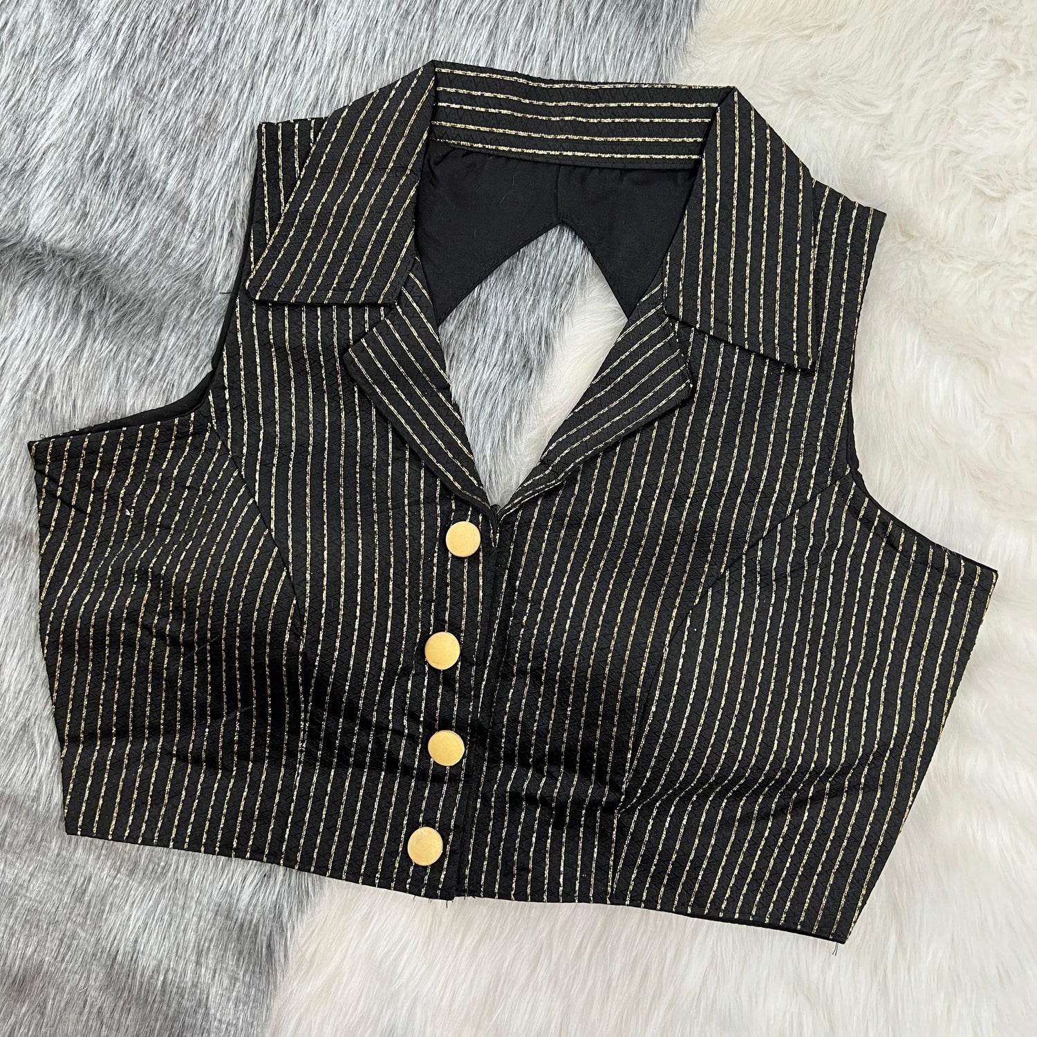 Part Wear New Shirt Collar Blouse - Anant Exports