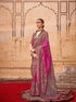 Pink & Purple Patola Silk Saree