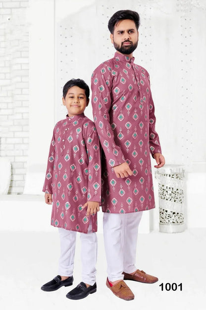 Party Wear Father and Son Combo Kurta Pyjama - Anant Exports