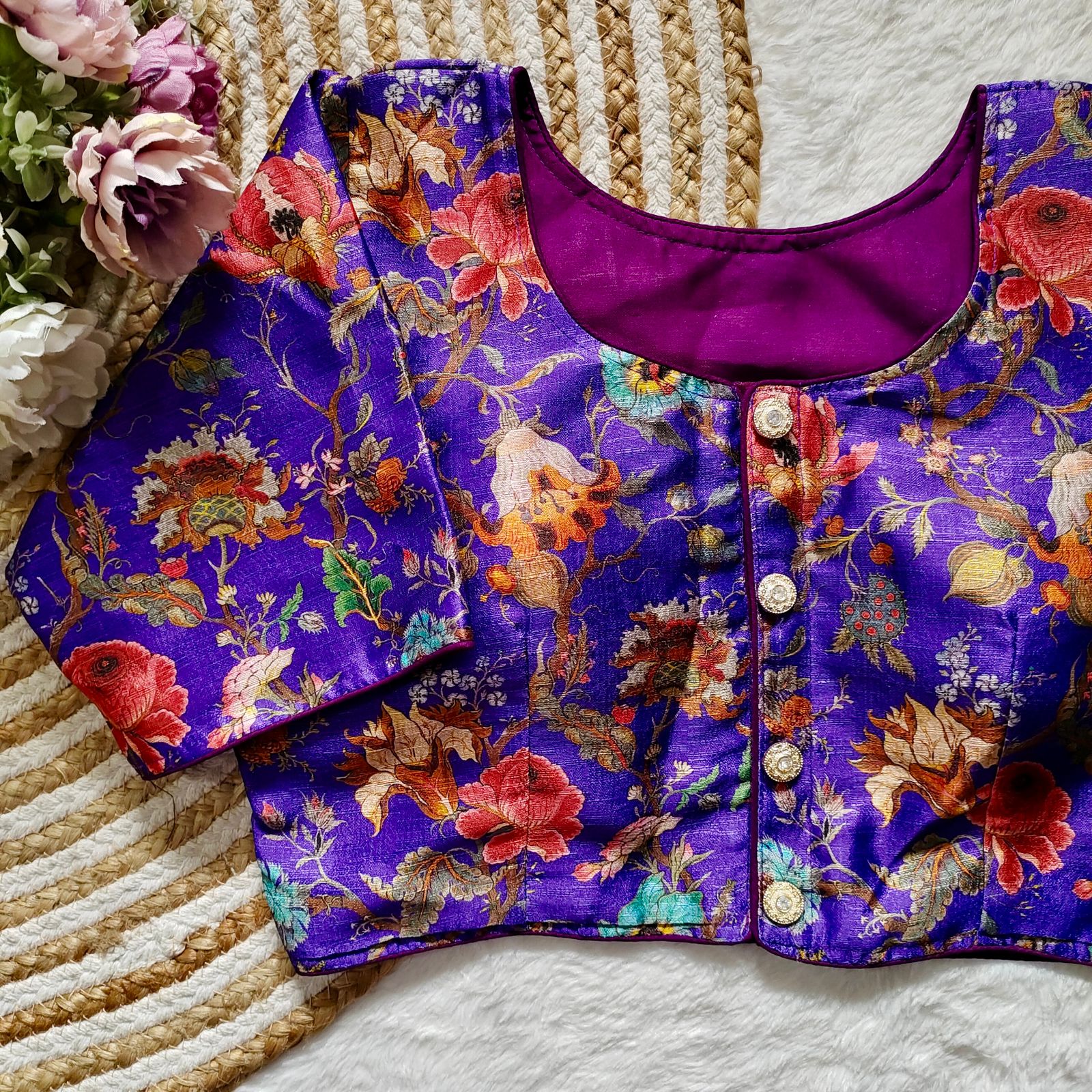 Beautiful Designer Decent Print Blouse