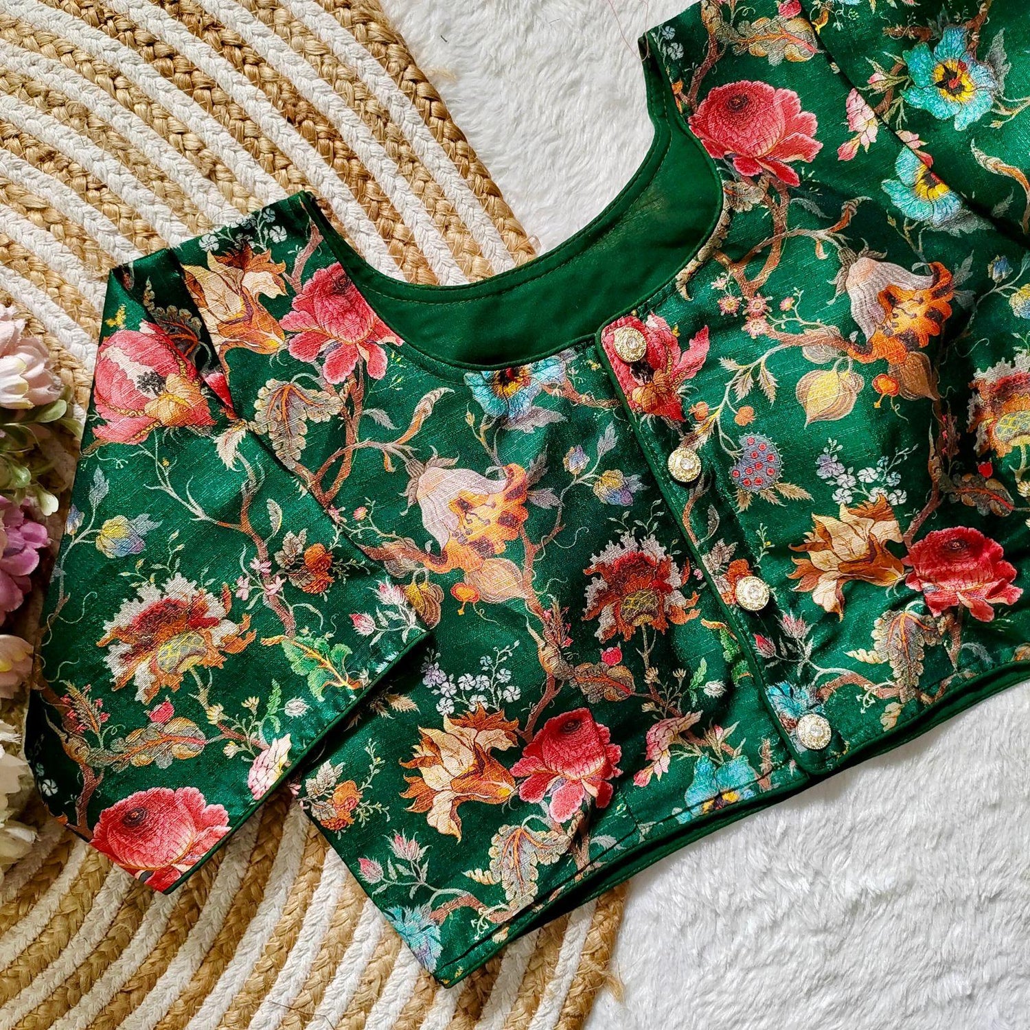 Beautiful Designer Decent Print Blouse - Anant Exports