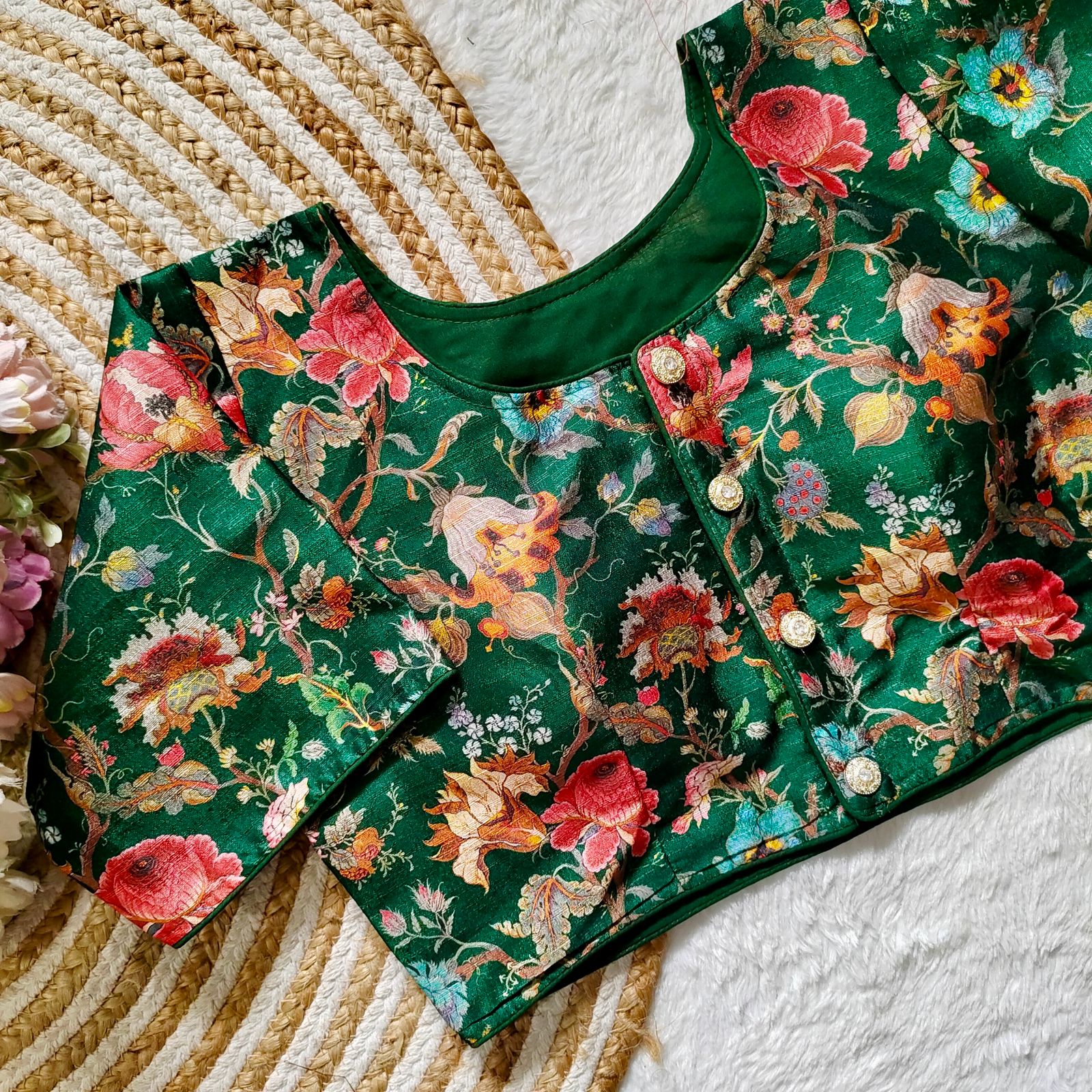 Beautiful Designer Decent Print Blouse