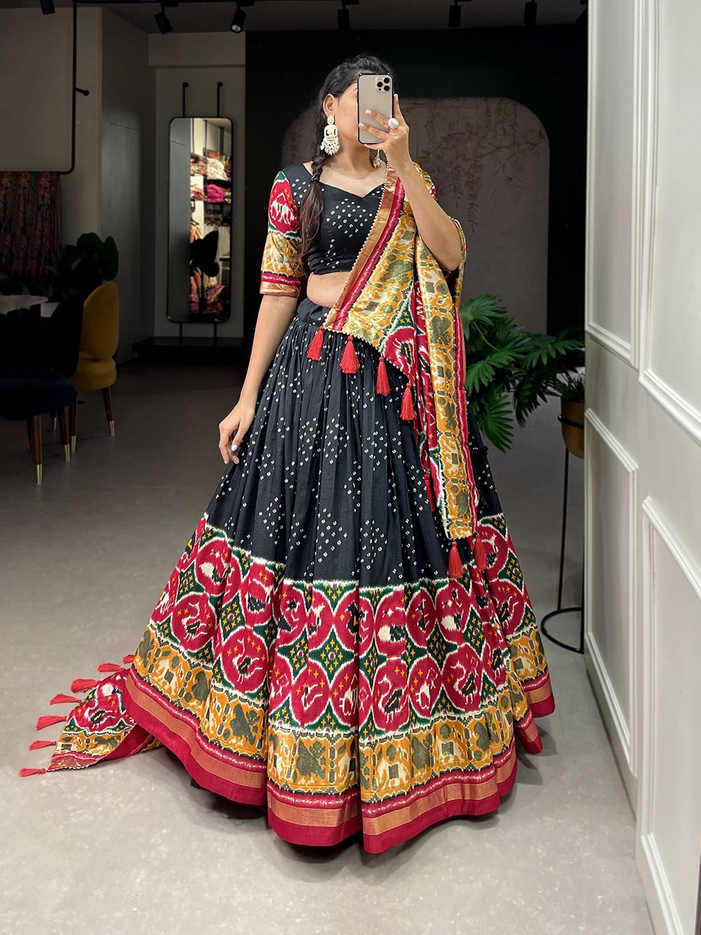Dhoti chaniya choli deals