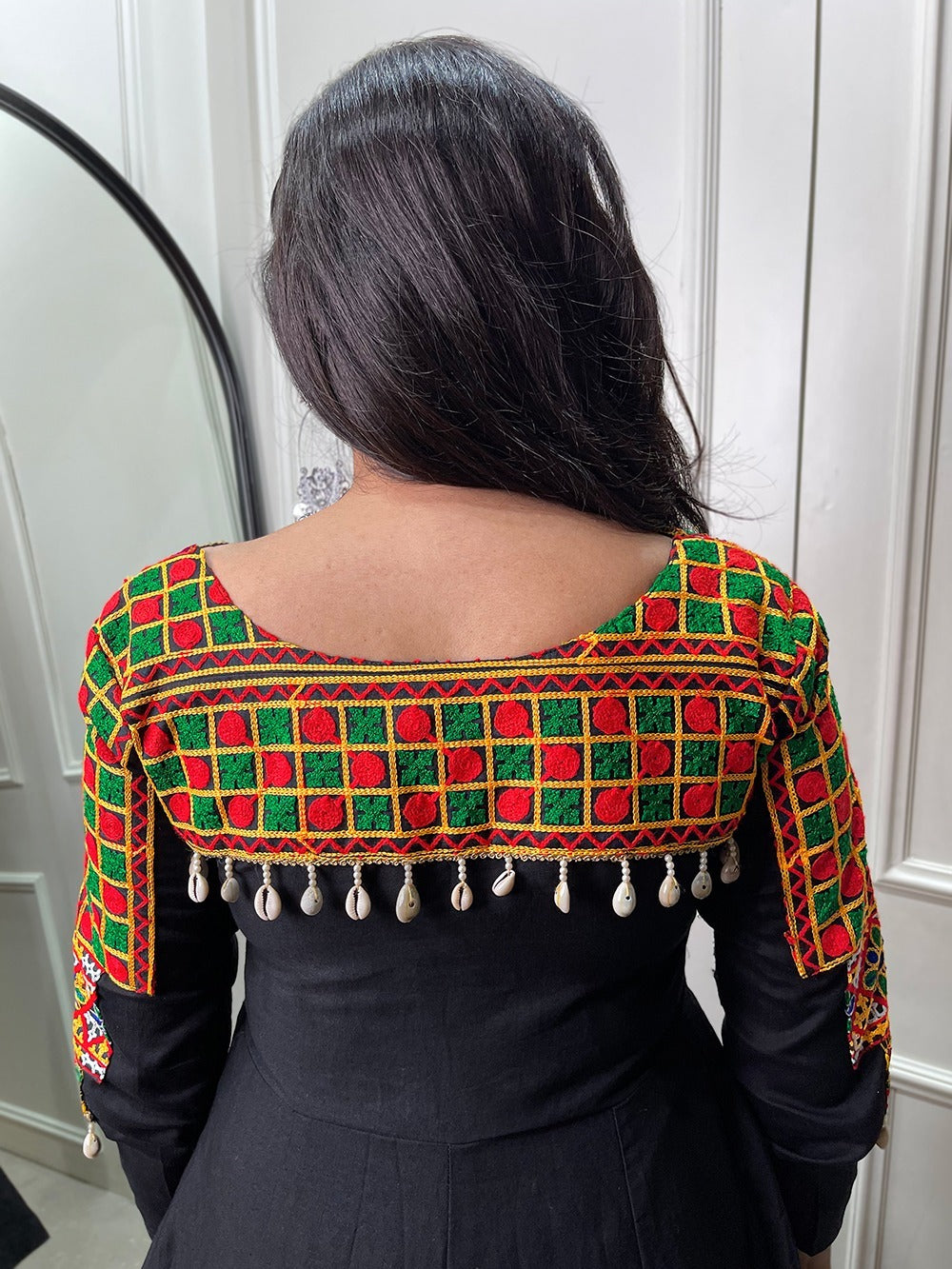 Navratri Special Traditional Looks For Lehenga choli Gamthi Work Dno 5701