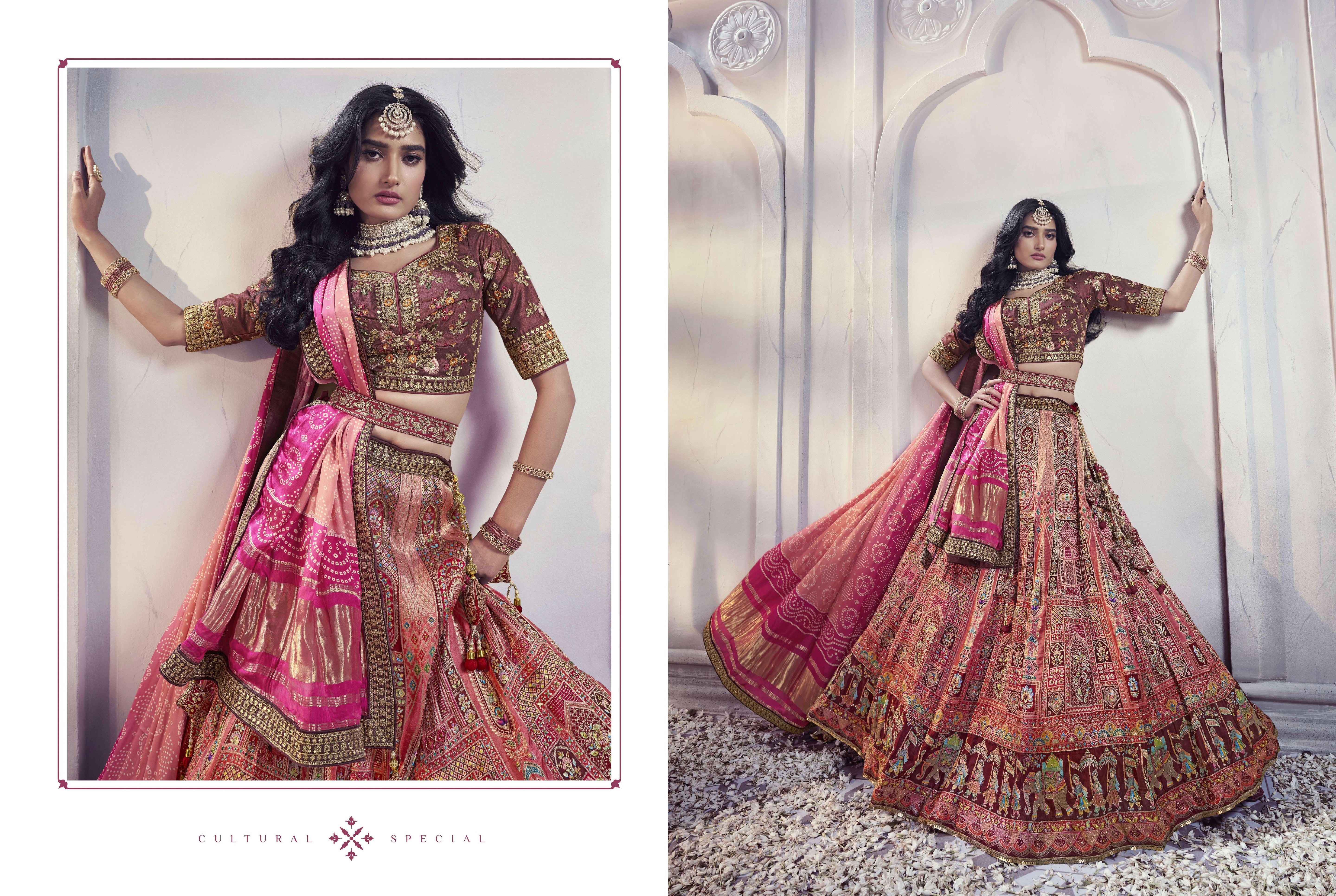 Designer Wedding Wear Latest Bridal Lehenga Choli