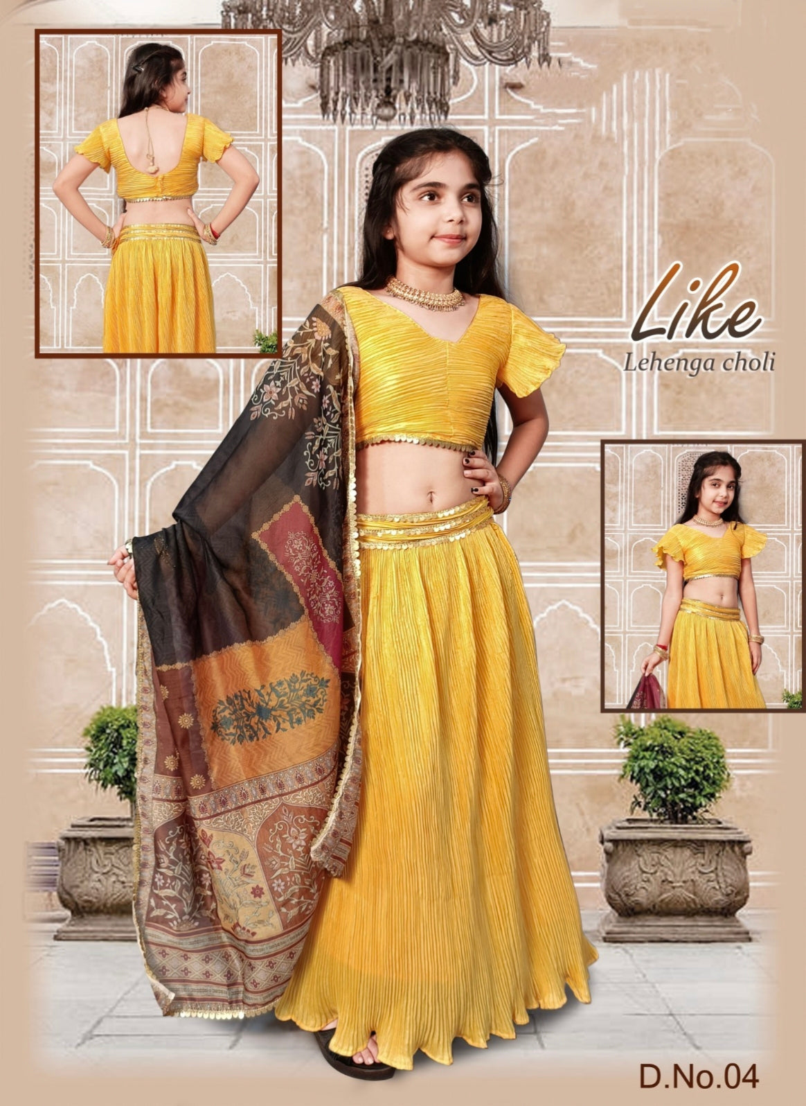 Beautiful Designer Kid's Lehenga Choli