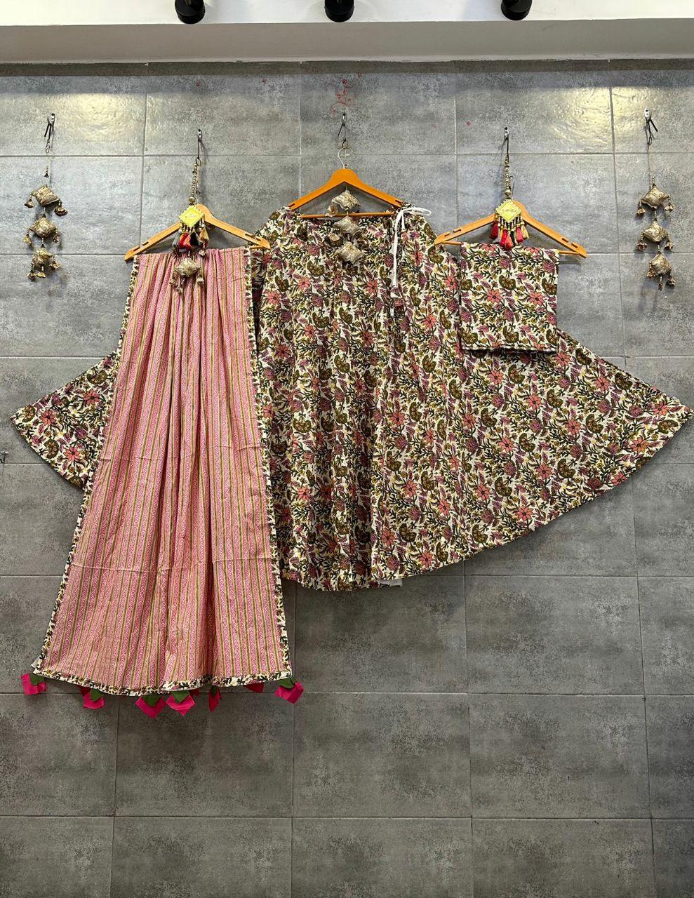 Beautiful Designer Cotton Lehenga Choli - Anant Exports