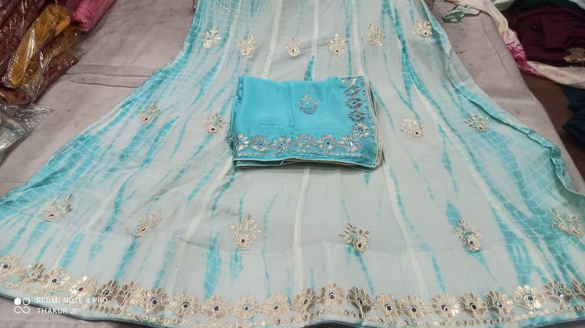 Rajsthani Traditional Gottapatti Shibori Lehanga Chunni - Anant Exports