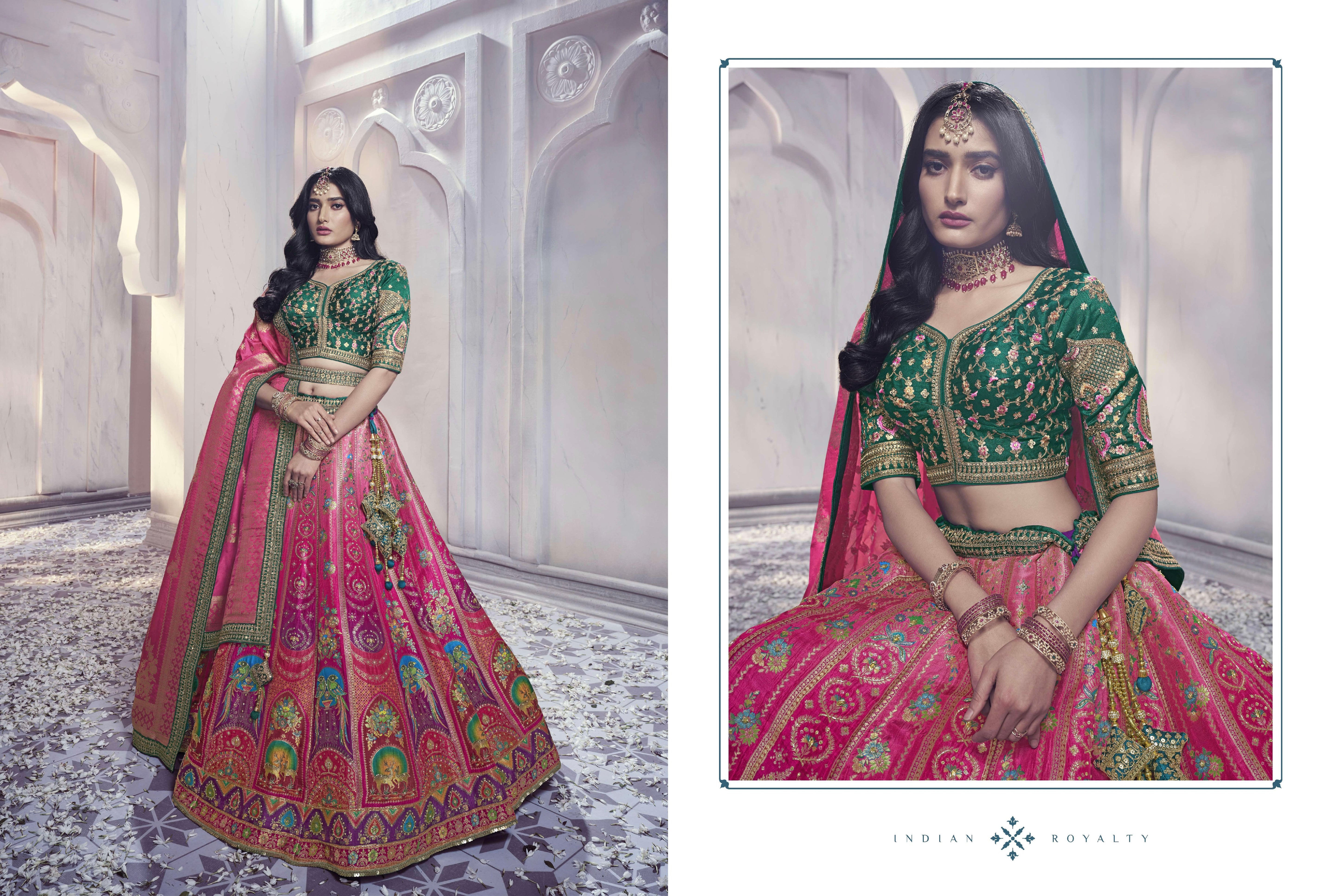 Designer Wedding Wear Latest Bridal Lehenga Choli