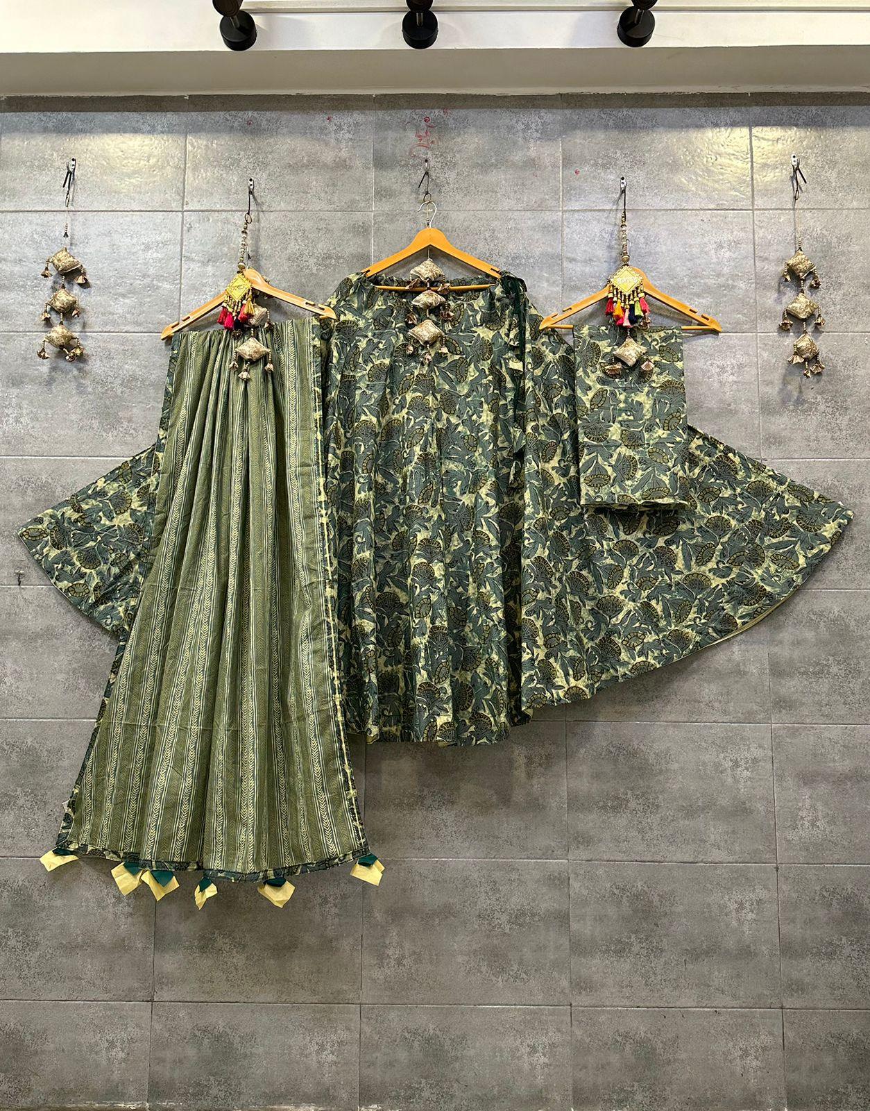 Beautiful Designer Cotton Lehenga Choli - Anant Exports