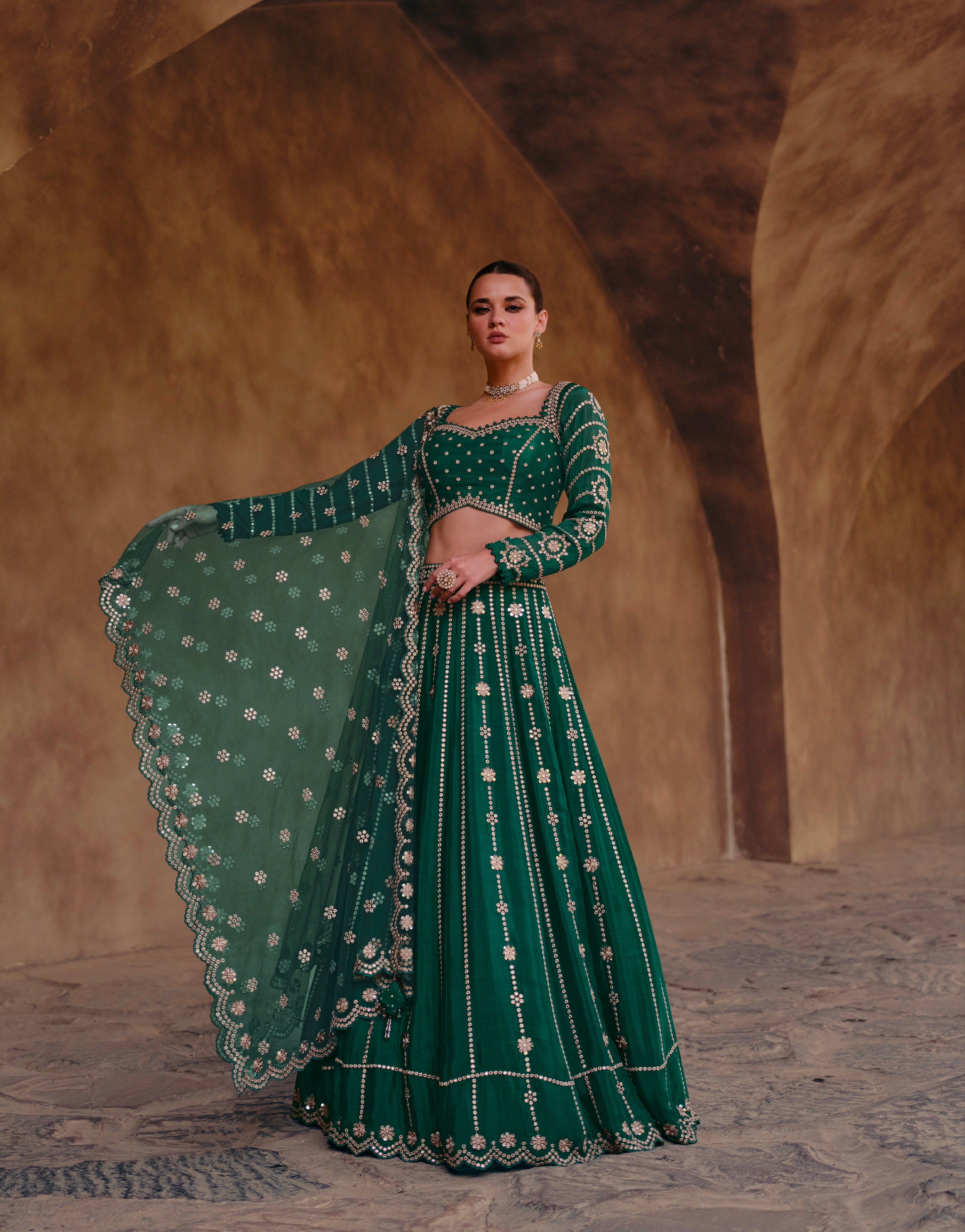 Beautiful Designer Wedding Wear Latest Lehenga Choli