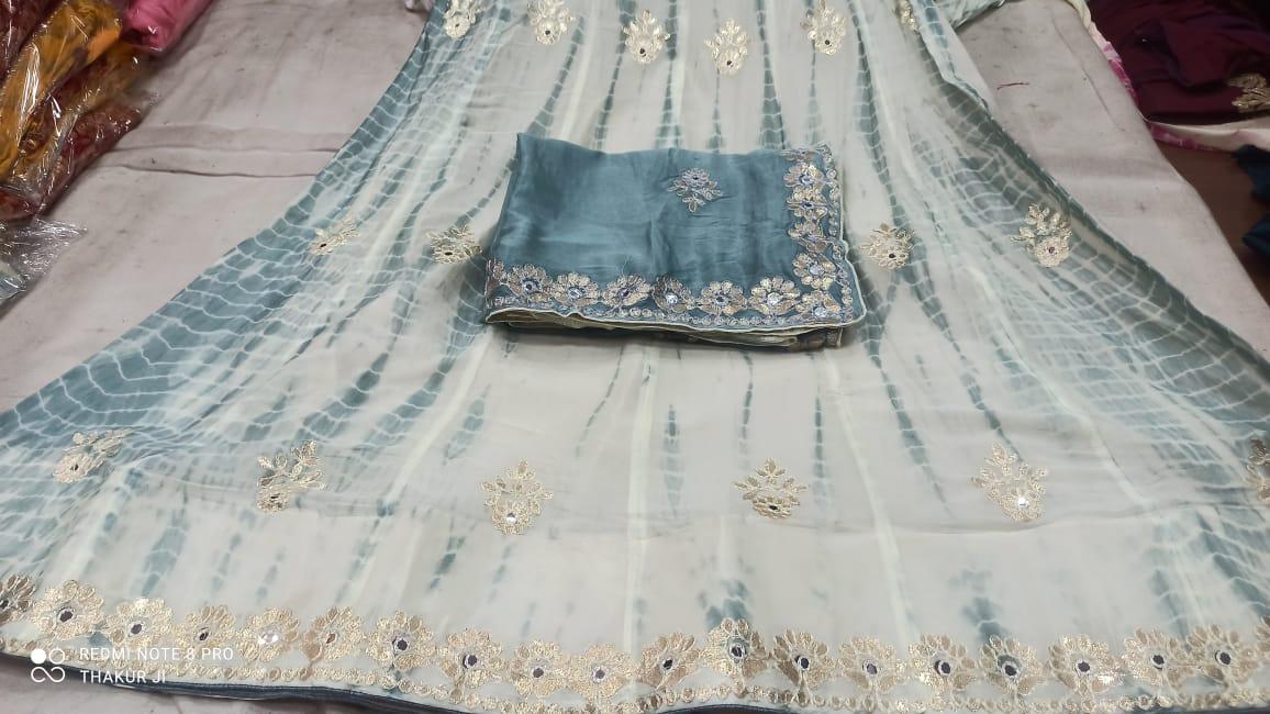 Rajsthani Traditional Gottapatti Shibori Lehanga Chunni - Anant Exports