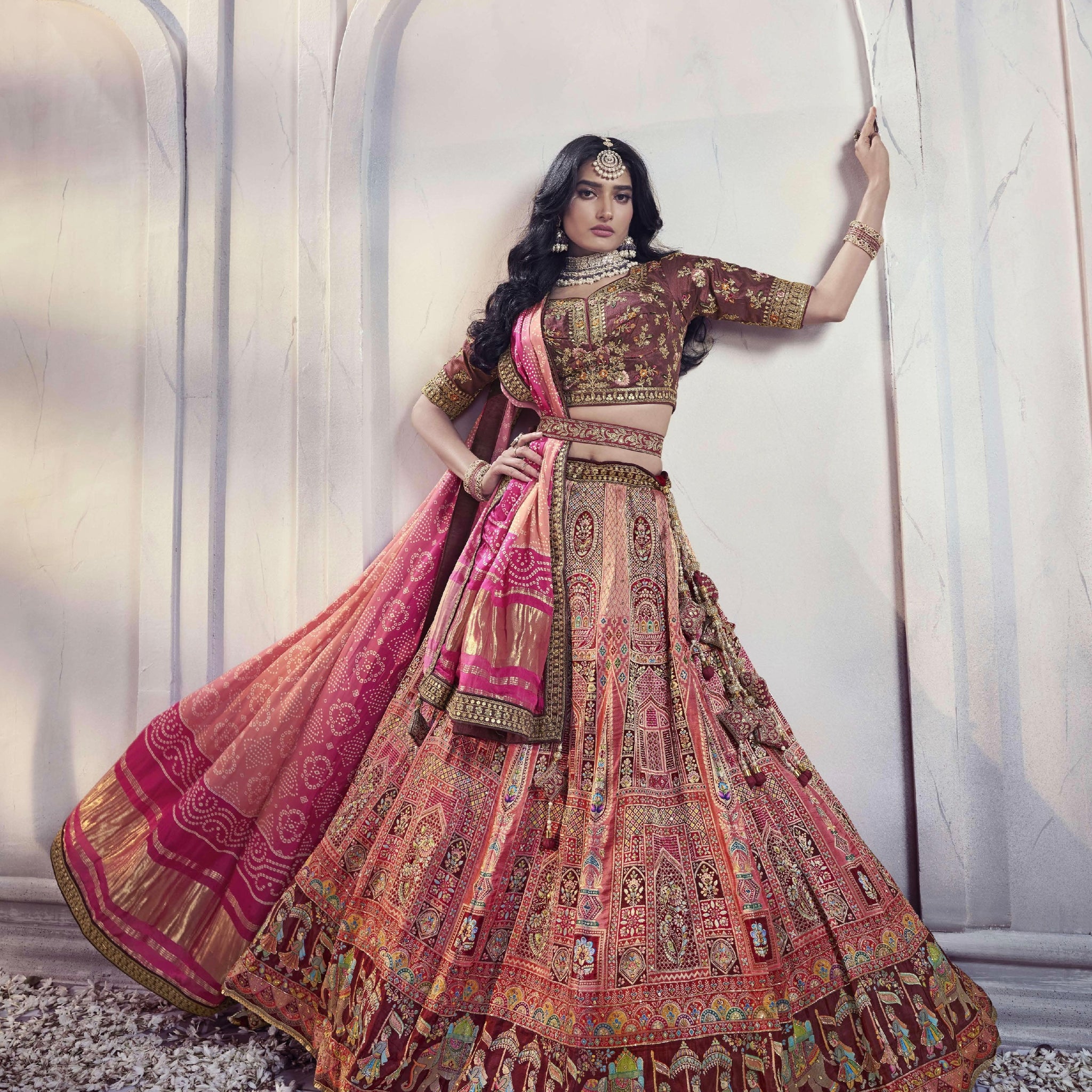 Designer Wedding Wear Latest Bridal Lehenga Choli