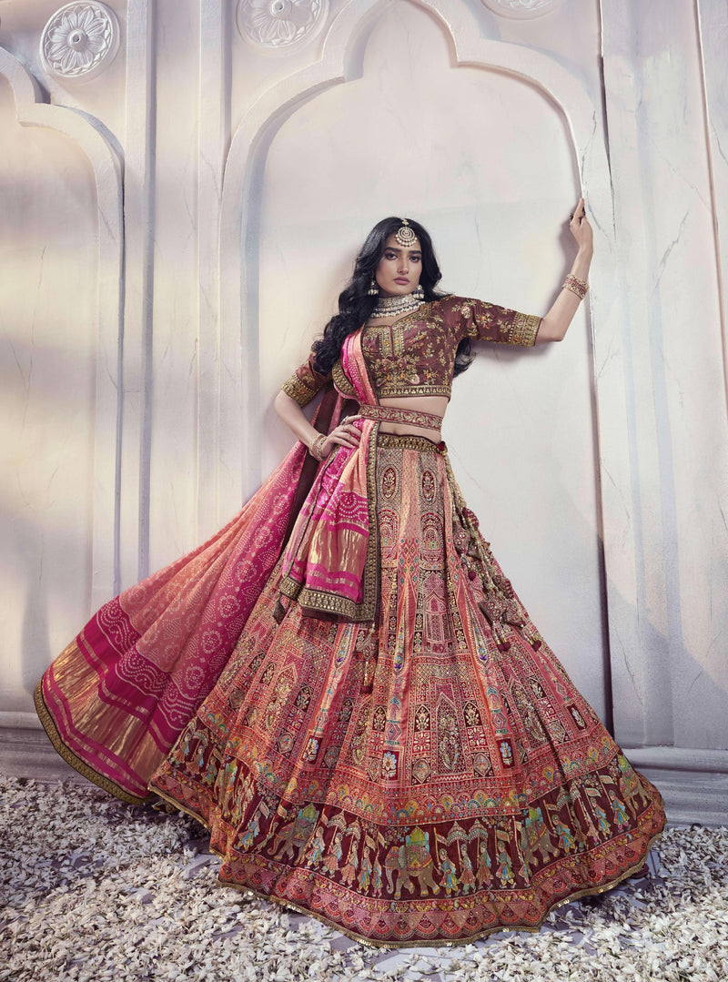 Designer Wedding Wear Latest Bridal Lehenga Choli