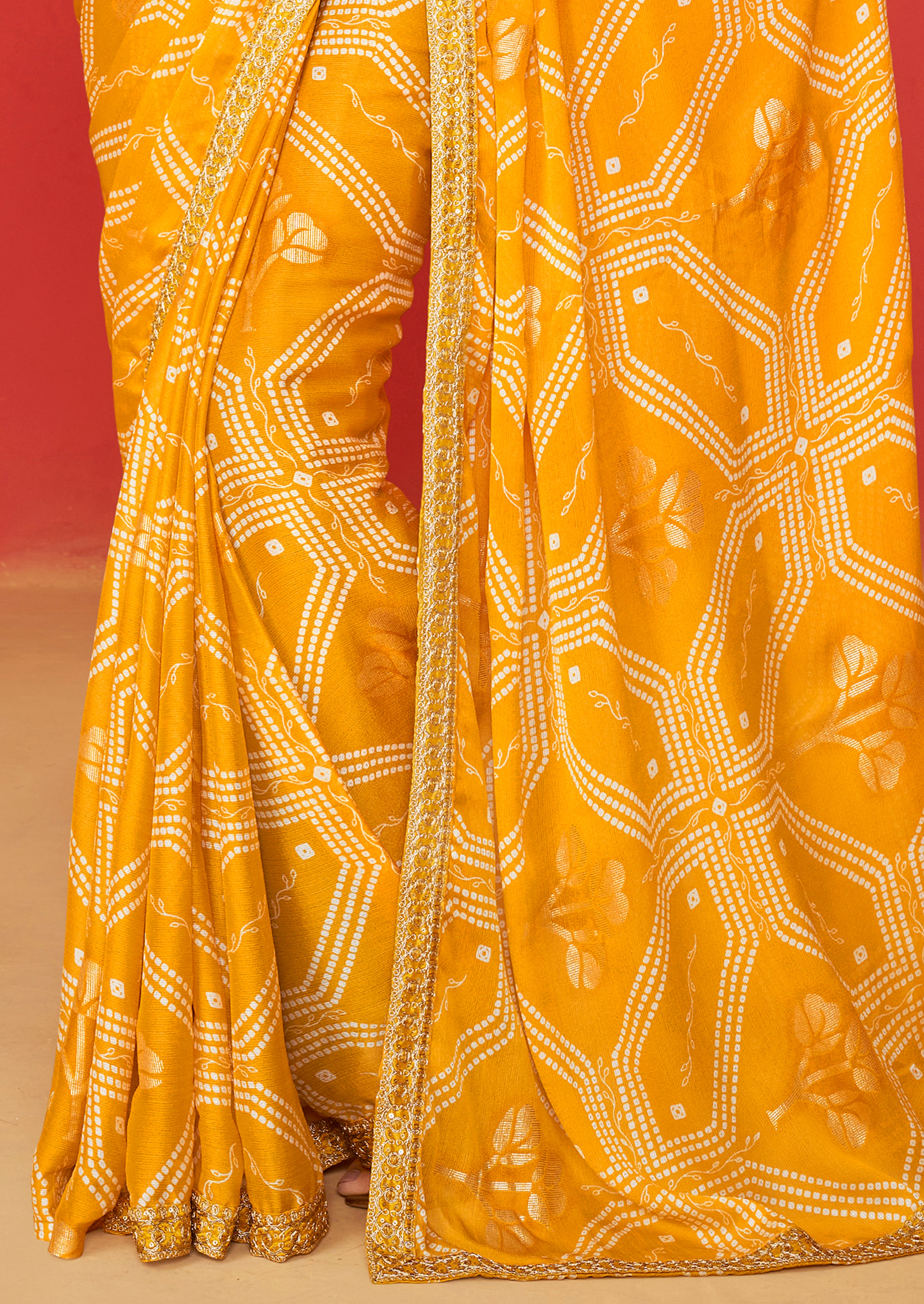 Beautiful Designer Occasion Wear Pure Chiffon Saree