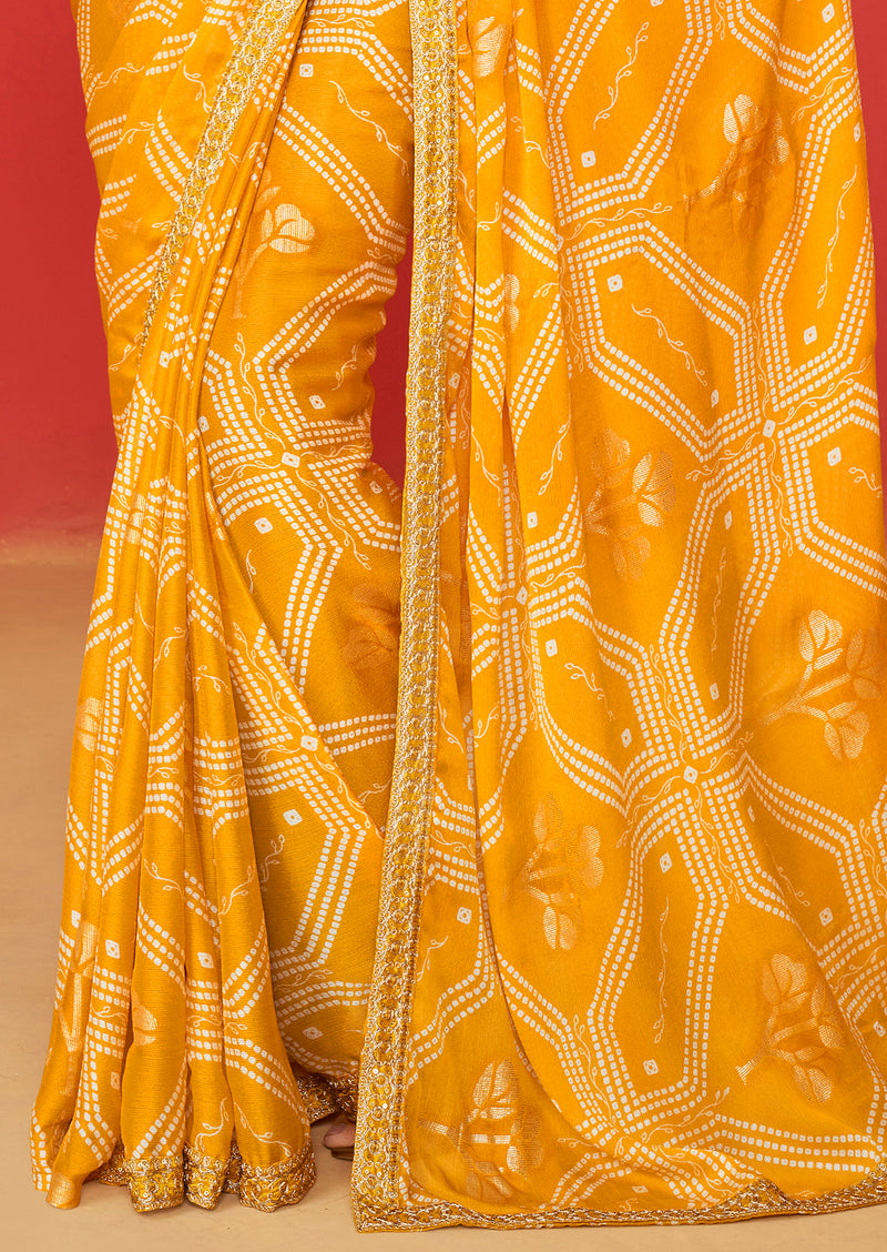 Beautiful Designer Occasion Wear Pure Chiffon Saree