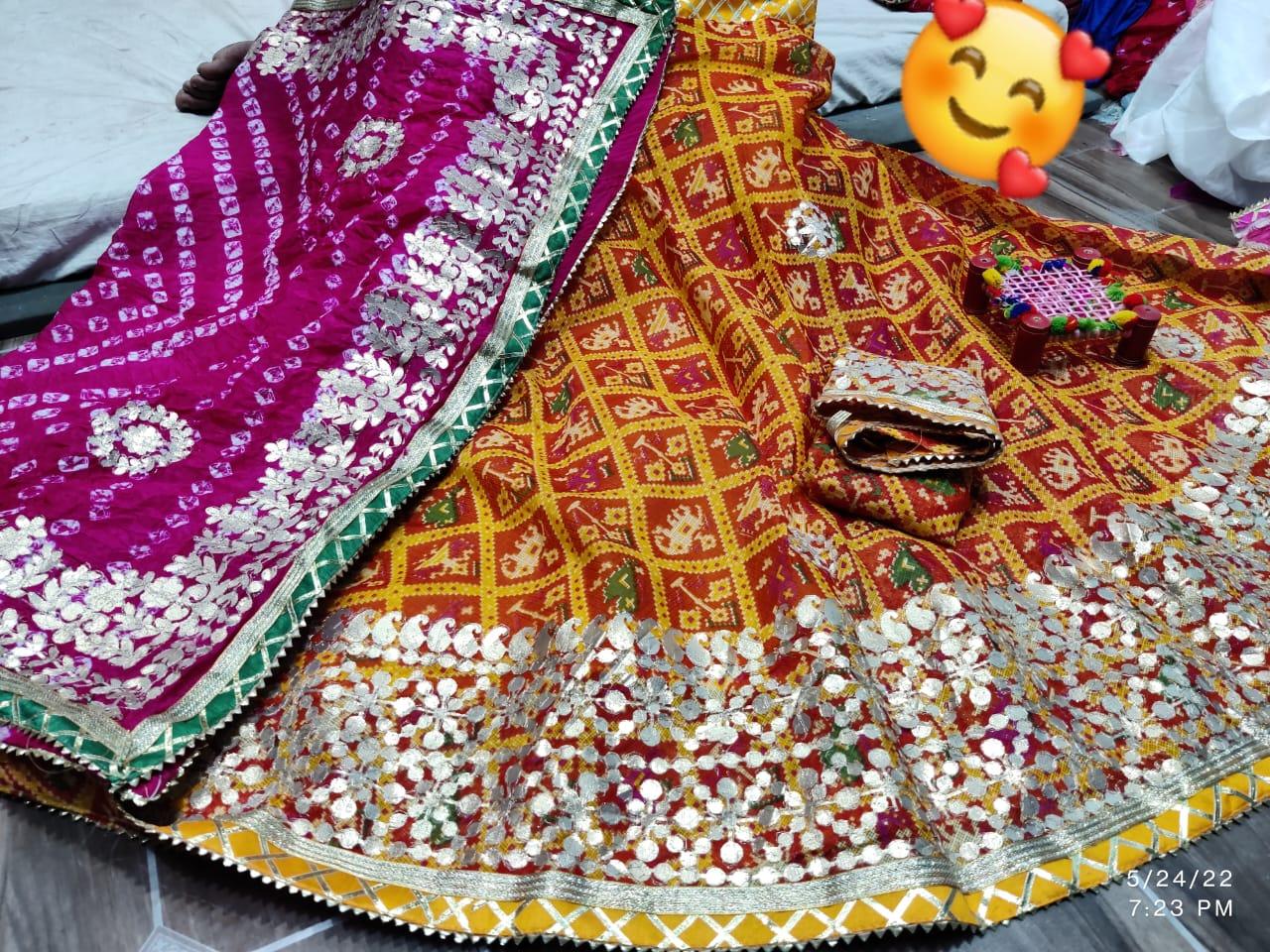Rajsthani Traditional Rajputi Pure Kota Doriya Lehenga Choli - Anant Exports