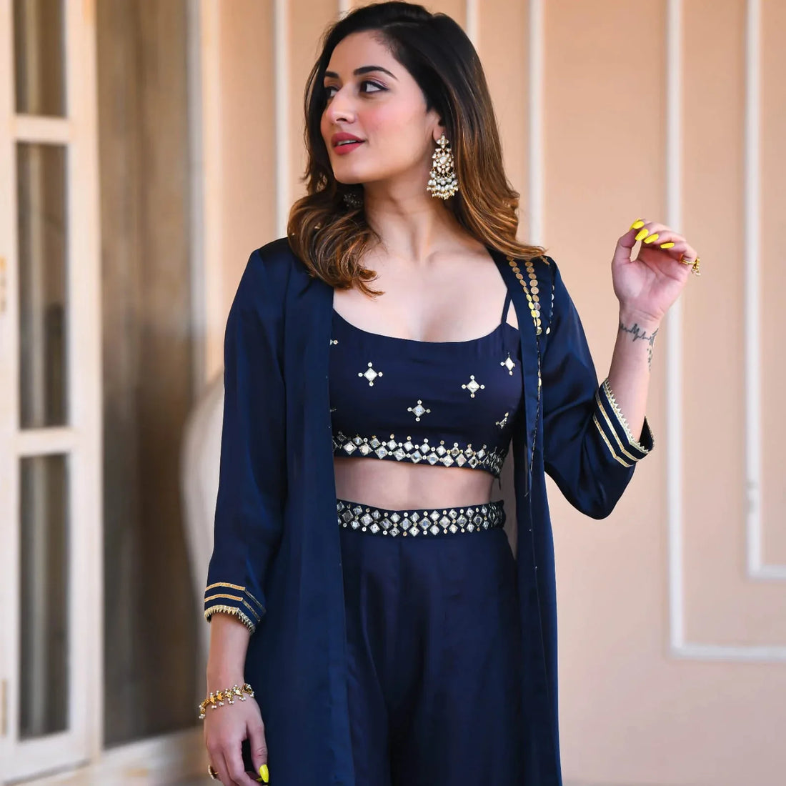 Designer Ethnic Wear Sharara Suit