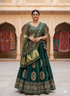 Green Pure Modal Gajji Silk Rajsthani Lehenga Choli 