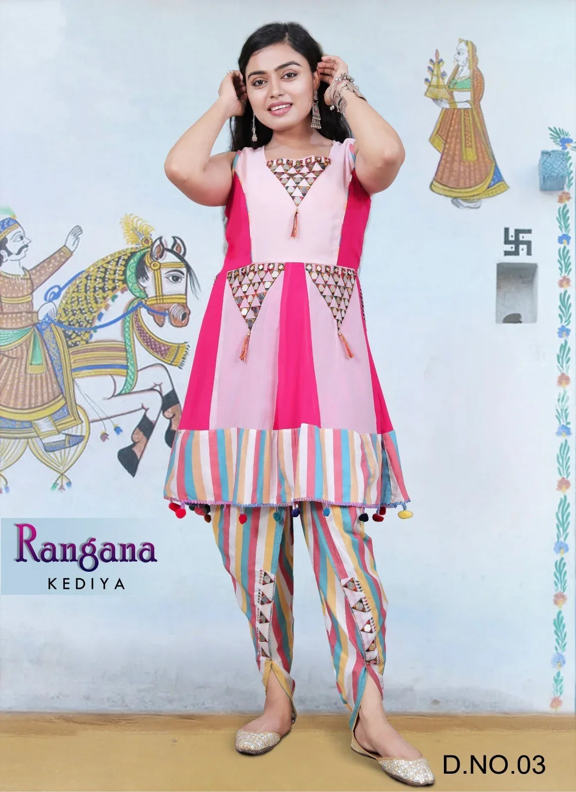 Traditional Navratri Festival Rangana Kediya Dress - Anant Exports