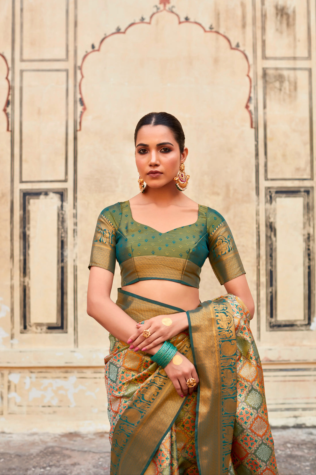Beautiful Designer Occasion Wear Pure Pattu Silk With Full Zari Weaving Saree